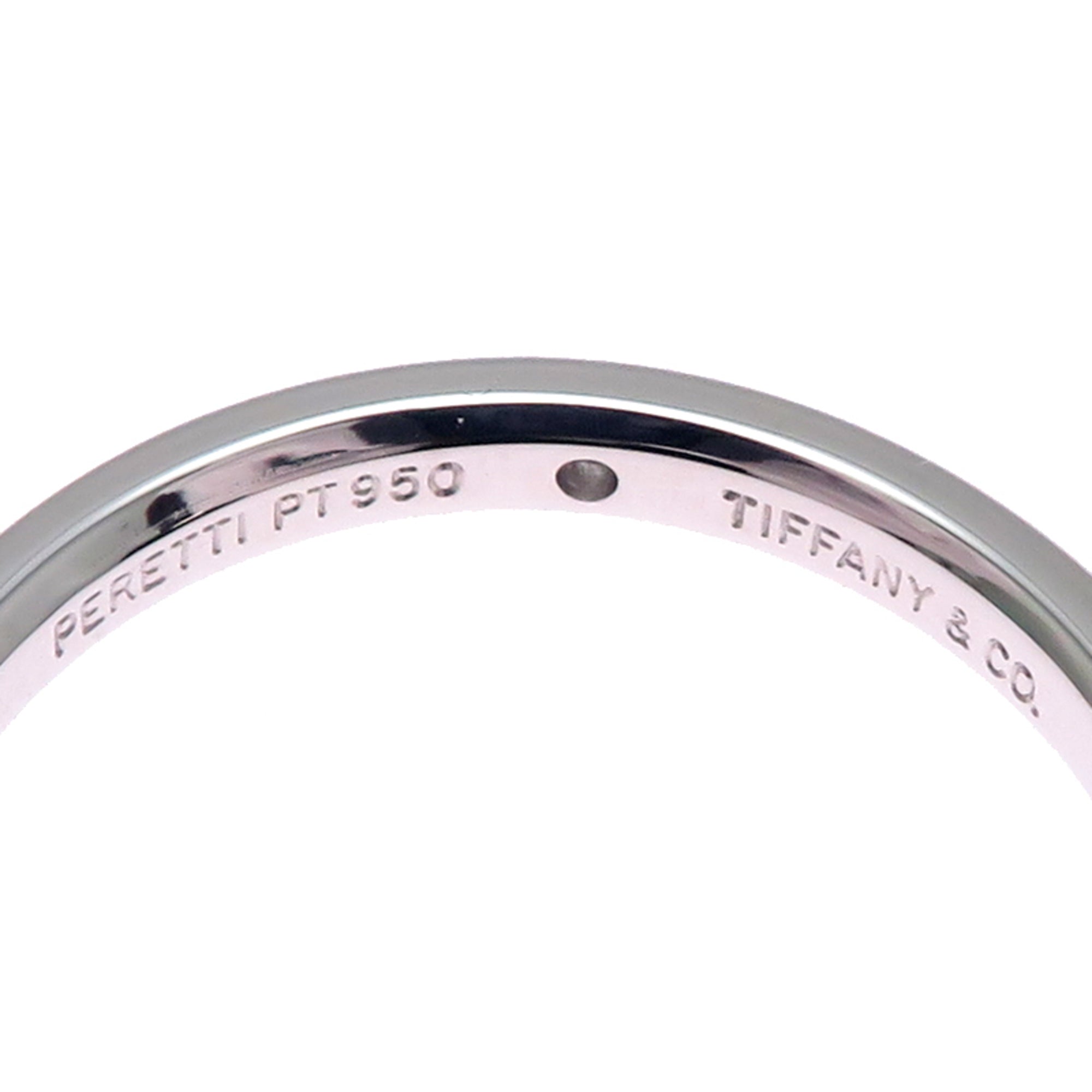 Tiffany Platinum 950 Band Ring (Pre-Owned)