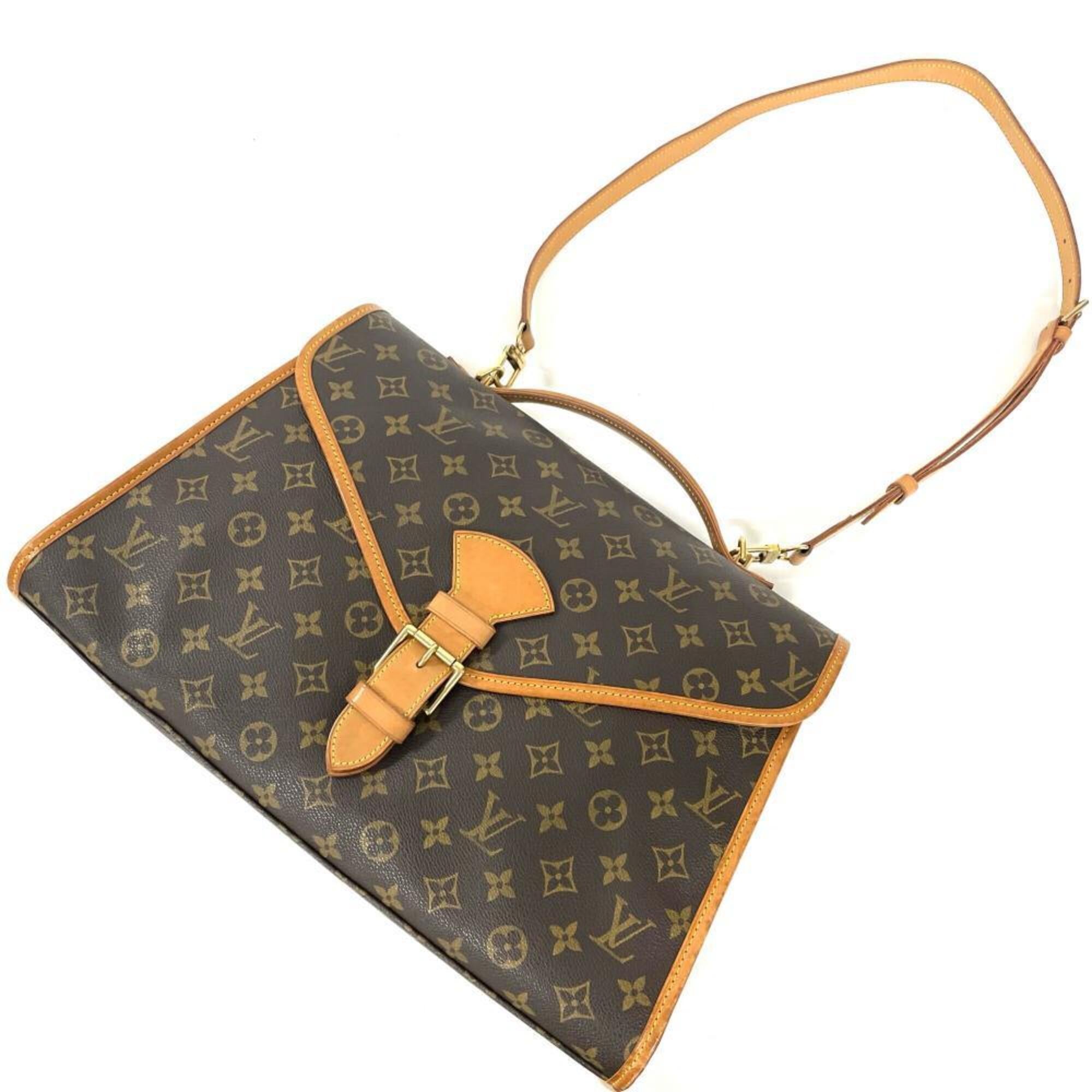 Louis Vuitton Brown Monogram Canvas Handbag (Pre-Owned)