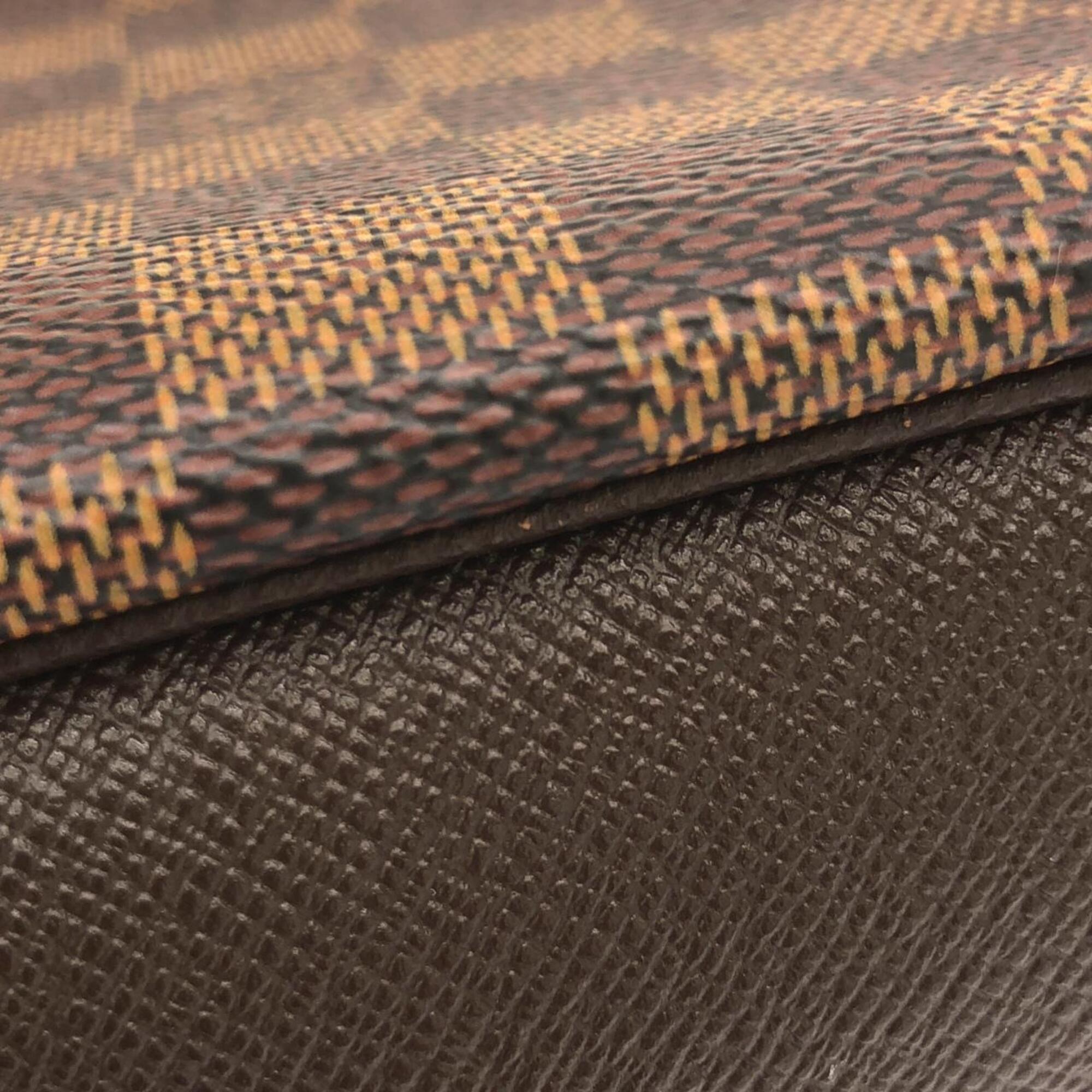 Louis Vuitton Damier Ebene Coated Canvas Pouch (Pre-Owned)