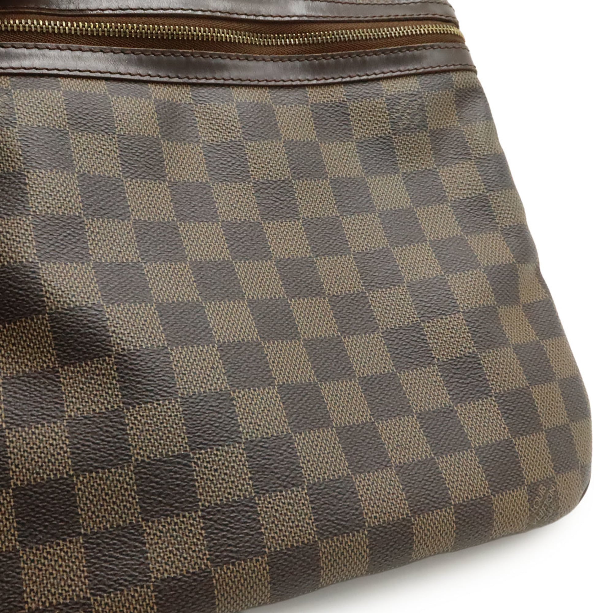 Louis Vuitton Brown Pvc Coated Canvas Pochette Shoulder Bag (Pre-Owned)