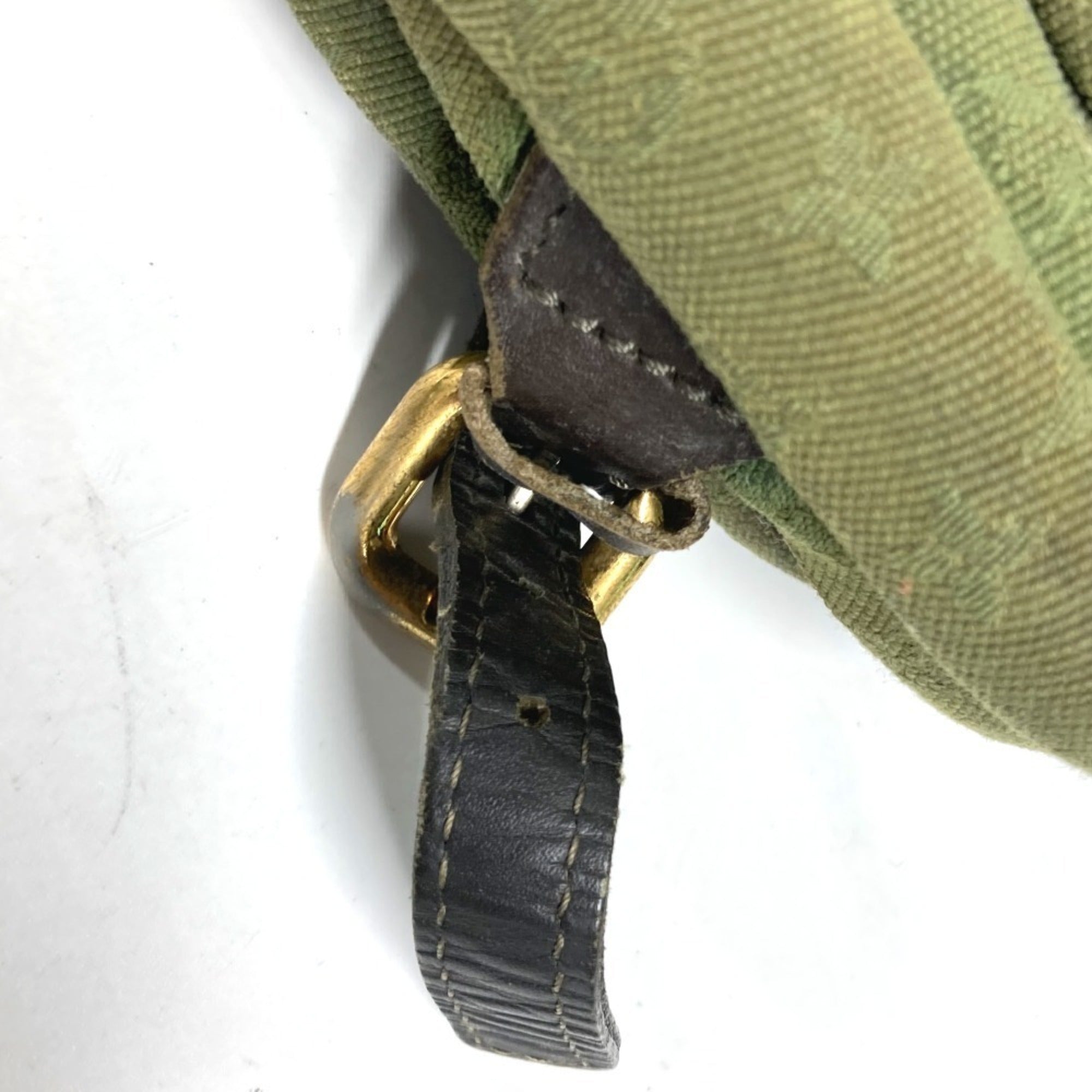 Louis Vuitton Khaki Monogram Mini Canvas Shoulder Bag (Pre-Owned)