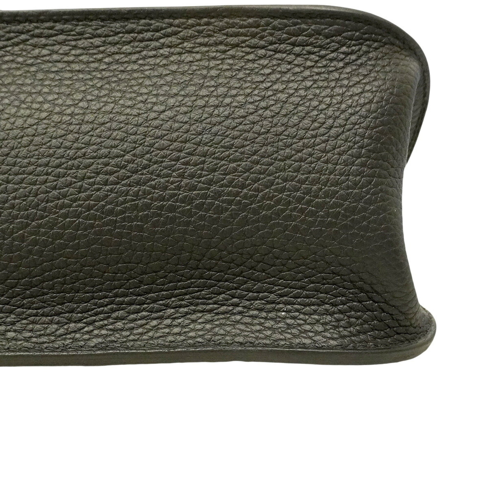 Hermes Black Taurillon Clemence Leather Handbag (Pre-Owned)