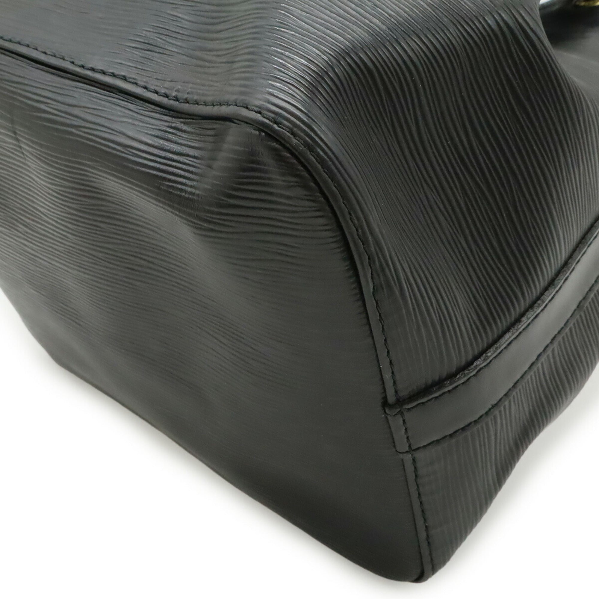 Louis Vuitton Black Noir Epi Leather Shoulder Bag (Pre-Owned)