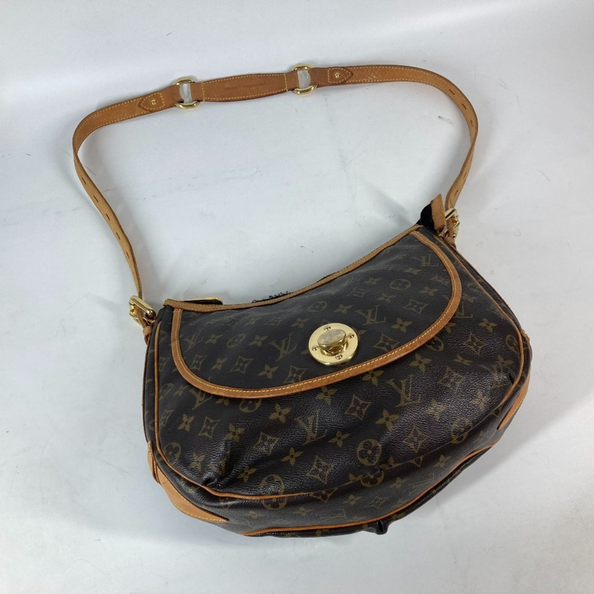 Louis Vuitton Brown Monogram Shoulder Bag (Pre-Owned)