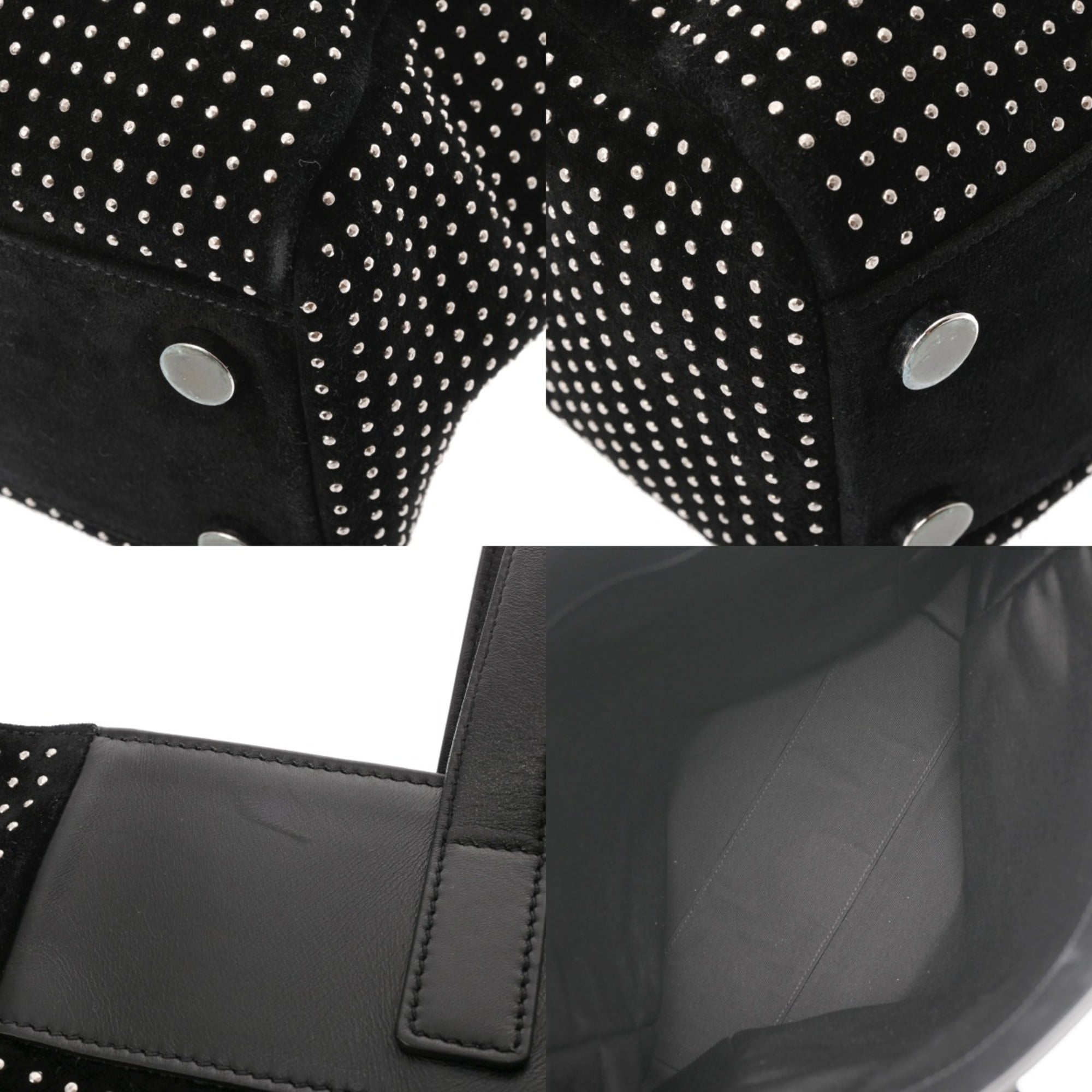 Saint Laurent Black Leather Tote Bag (Pre-Owned)