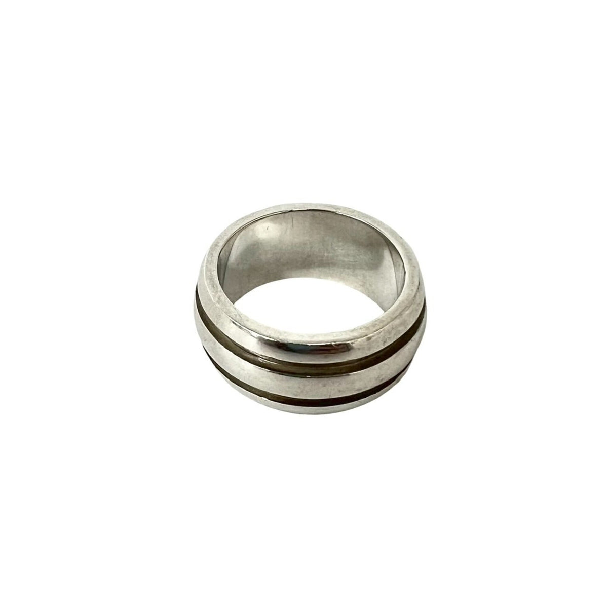 Tiffany Silver Silver 925 Band Ring (Pre-Owned)