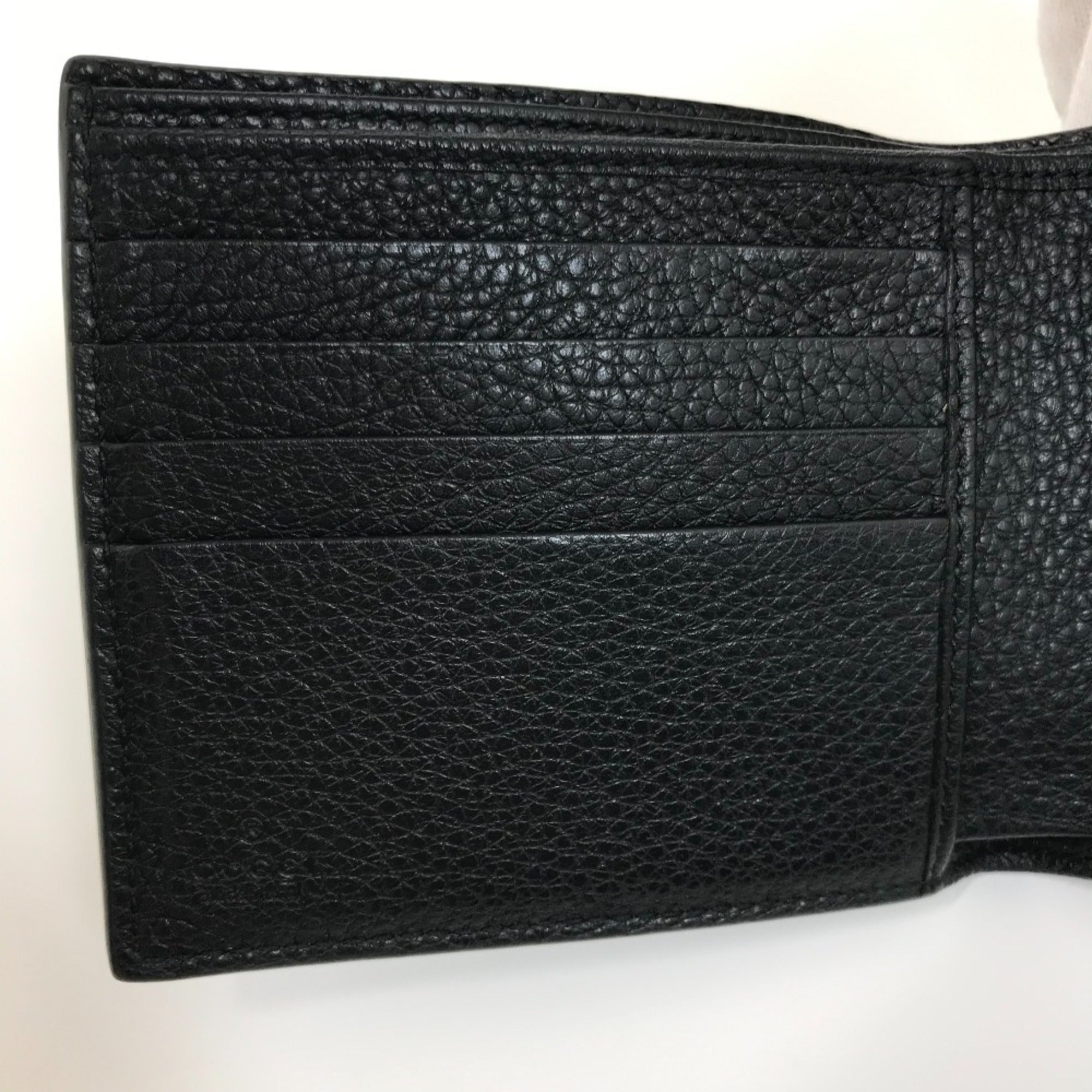 Gucci Black Leather Wallet (Bi-Fold) (Pre-Owned)