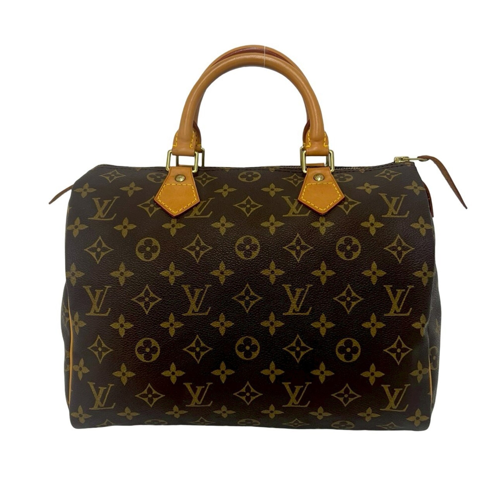 Louis Vuitton Brown Leather Pvc Boston Bag Handbag (Pre-Owned)