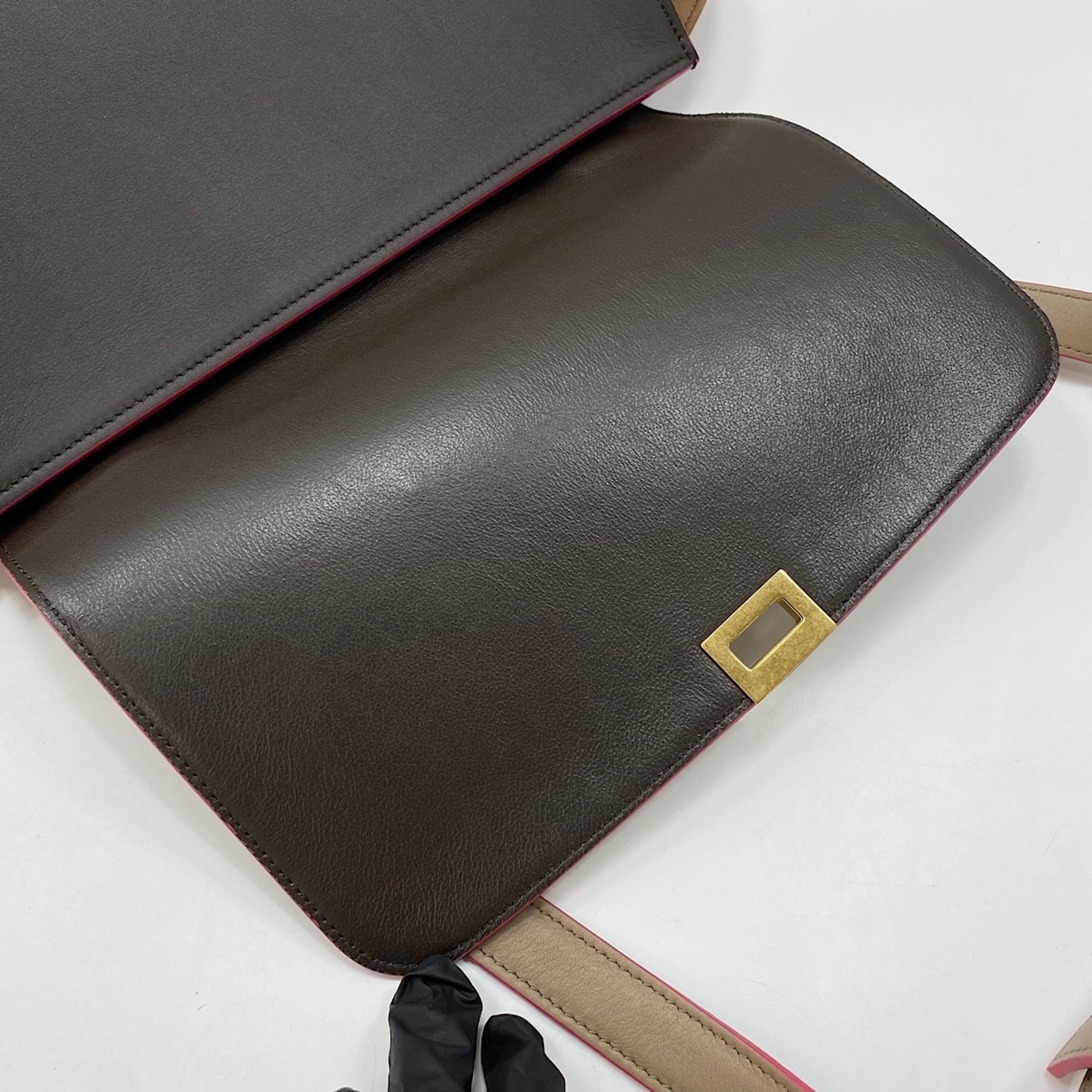 Celine Trapeze Brown Handbag (Pre-Owned)