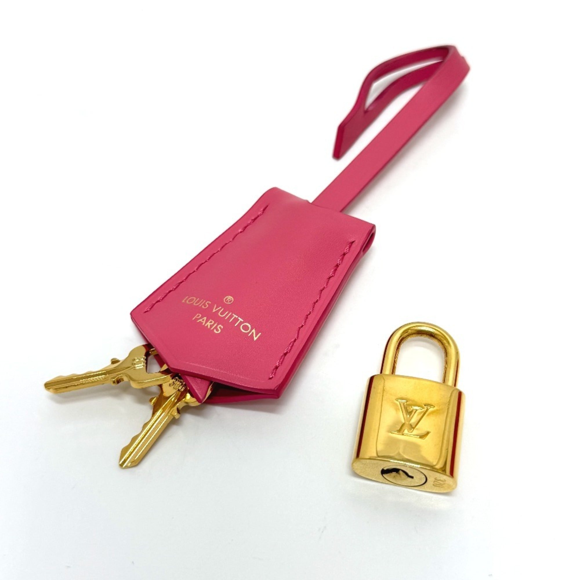 Louis Vuitton Pink Leather Handbag (Pre-Owned)