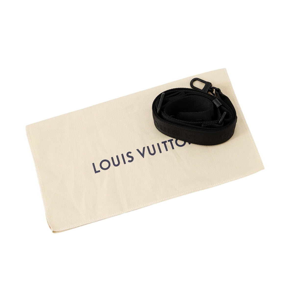Louis Vuitton Noir Monogram Shadow Shoulder Bag (Pre-Owned)