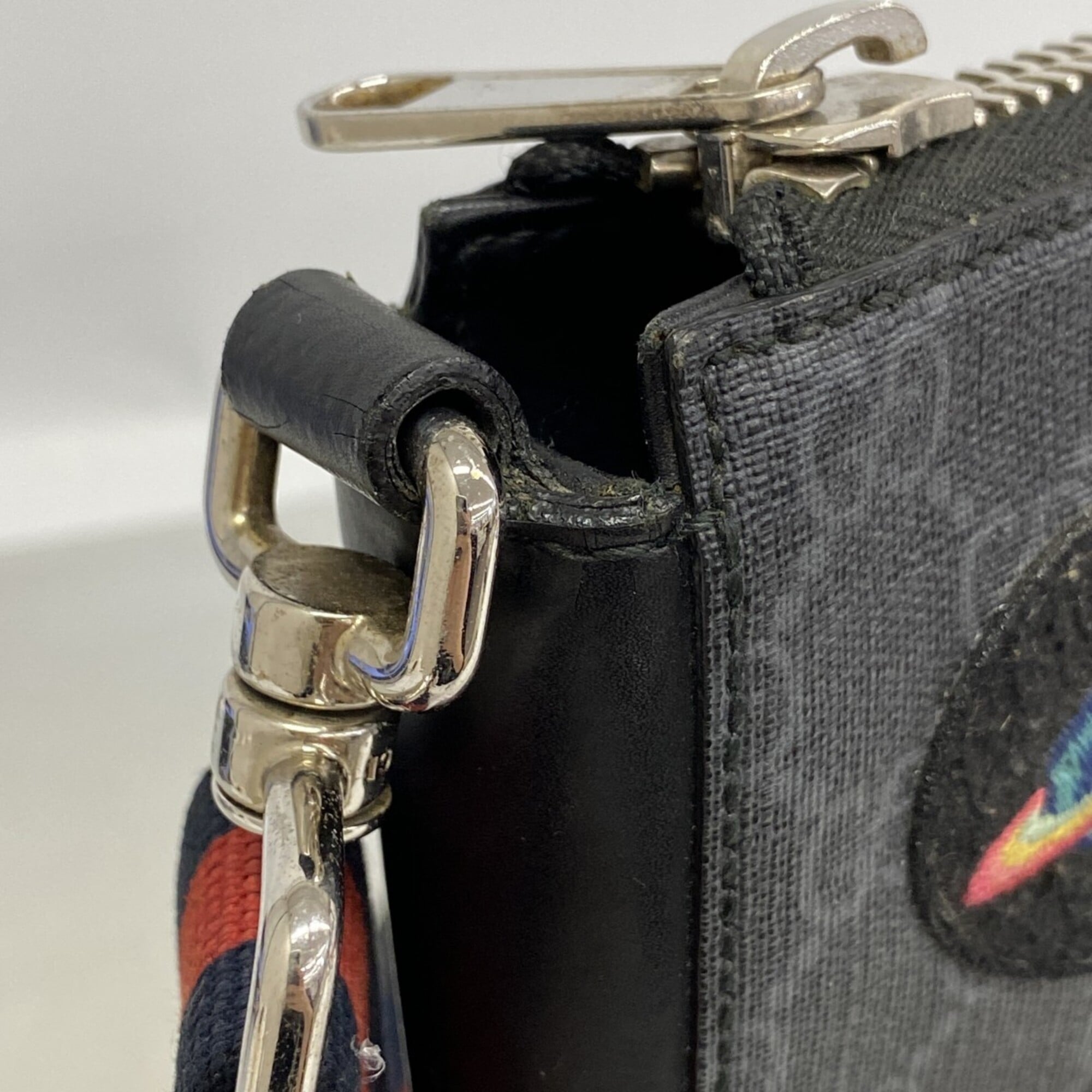 Gucci Black Pvc Shoulder Bag (Pre-Owned)