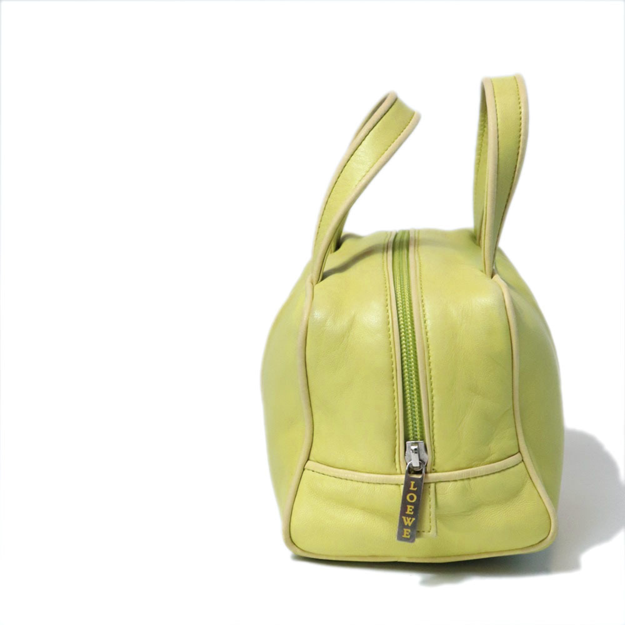 Loewe Green Leather Handbag (Pre-Owned)