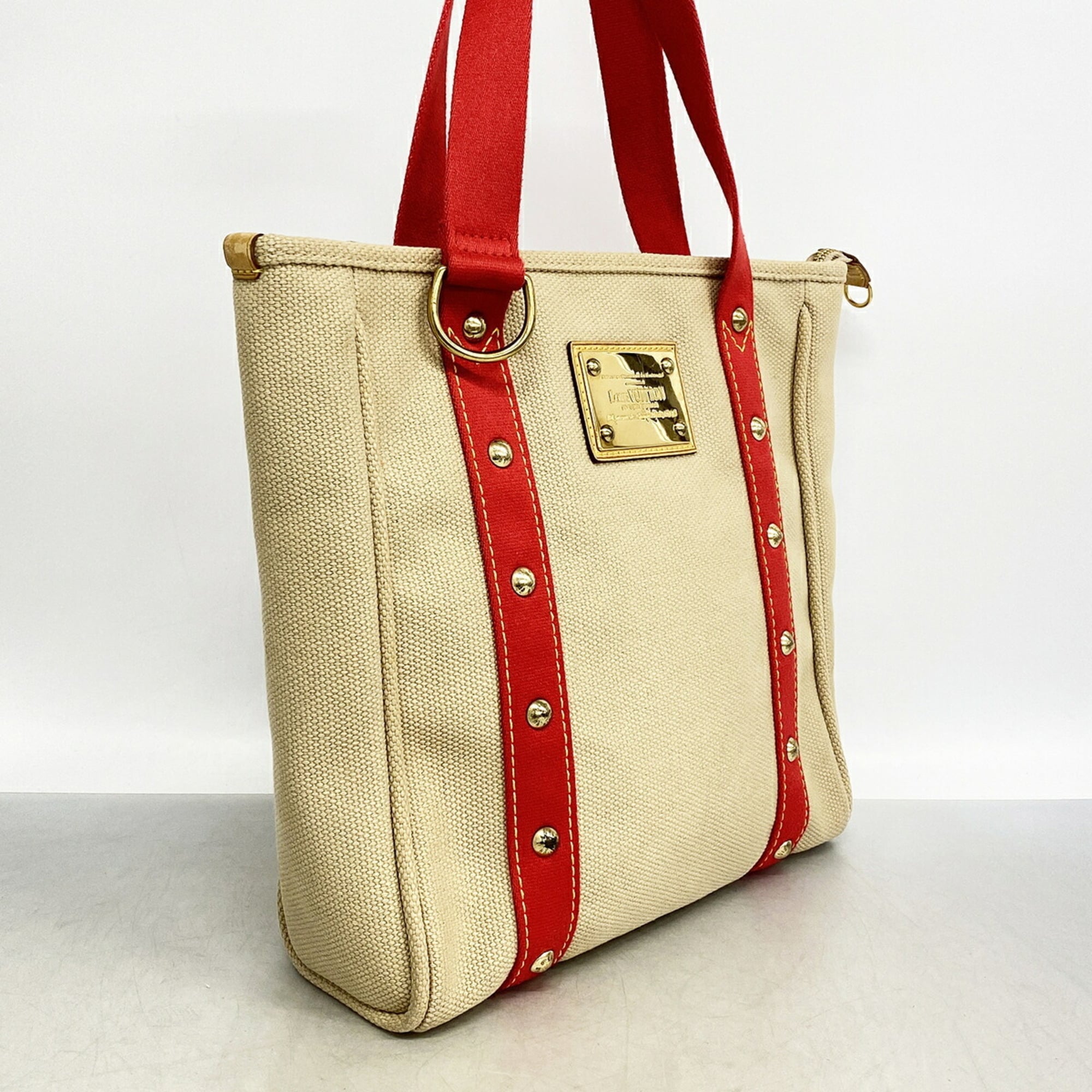 Louis Vuitton Beige Tote Bag (Pre-Owned)