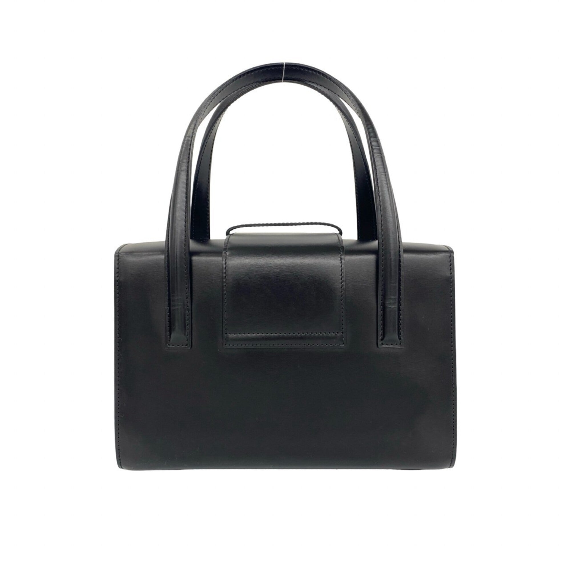 Cartier Black Leather Handbag (Pre-Owned)