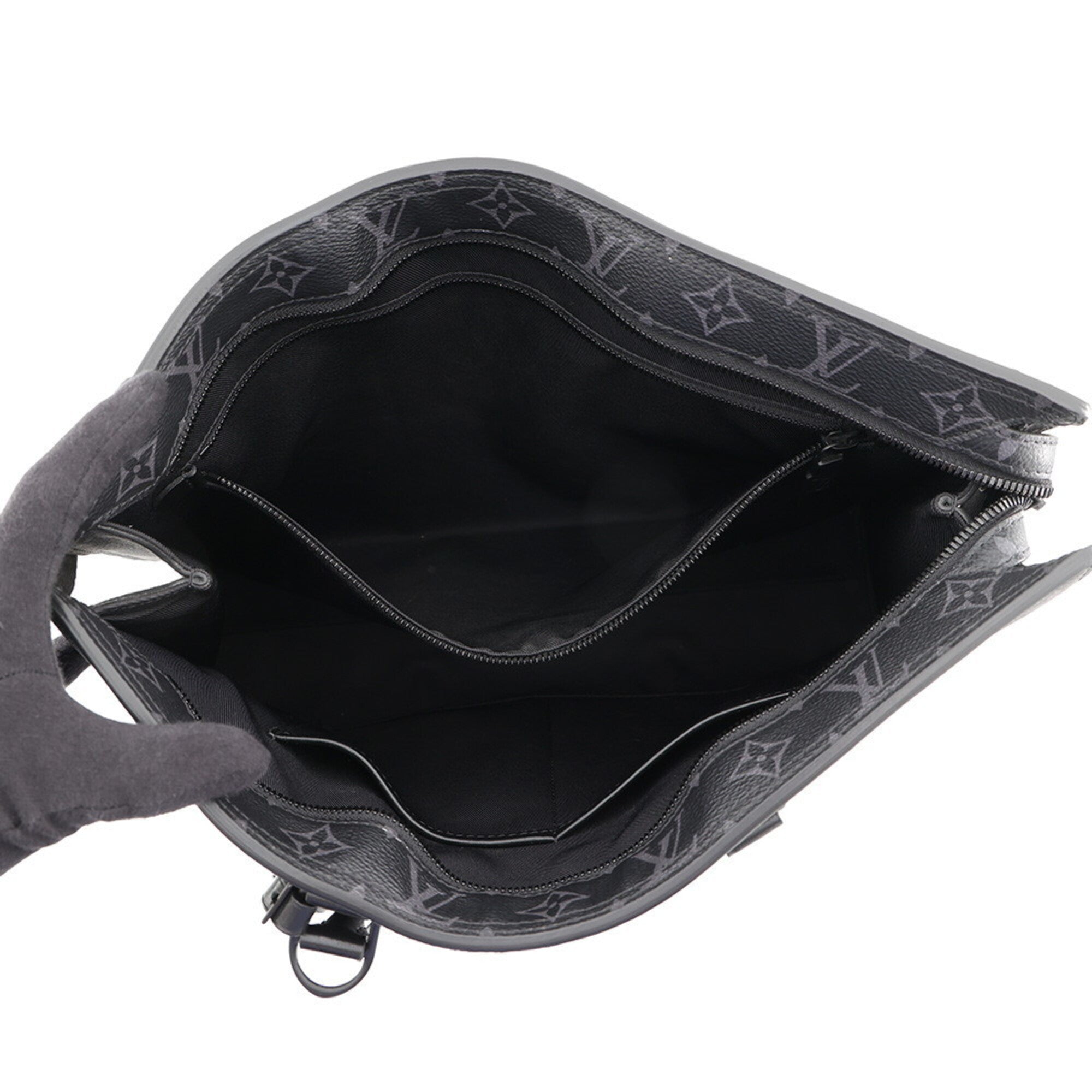 Louis Vuitton Monogram Eclipse Black Noir Monogram Eclipse Handbag Tote Bag (Pre-Owned)
