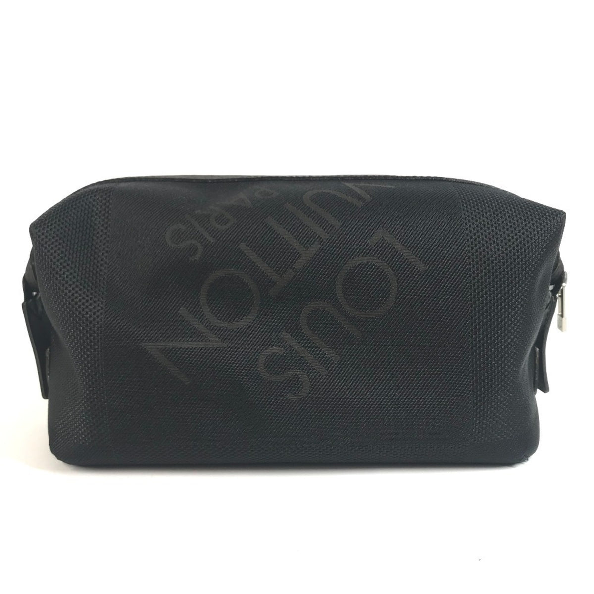 Louis Vuitton Black Damier Geant Clutch Bag Handbag Pouch (Pre-Owned)