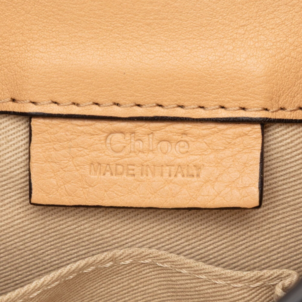 Chloé Beige Grayish Suede Leather Backpack Handbag (Pre-Owned)