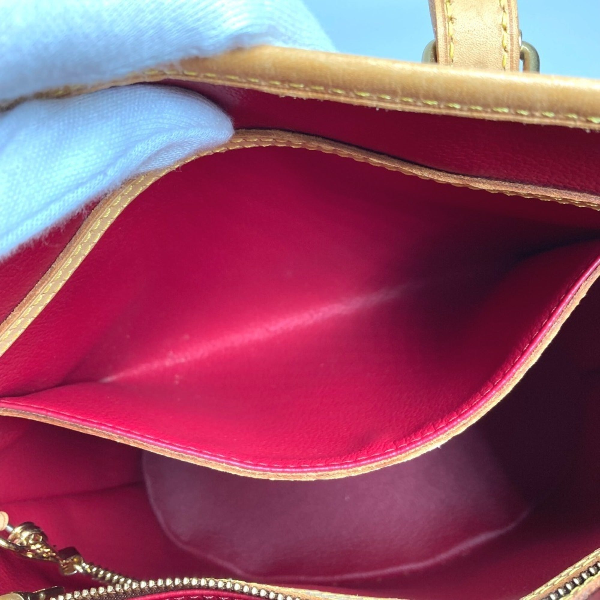 Louis Vuitton Monogram Cherry Brown Monogram Cherry Red Color Shoulder Bag Tote Bag (Pre-Owned)