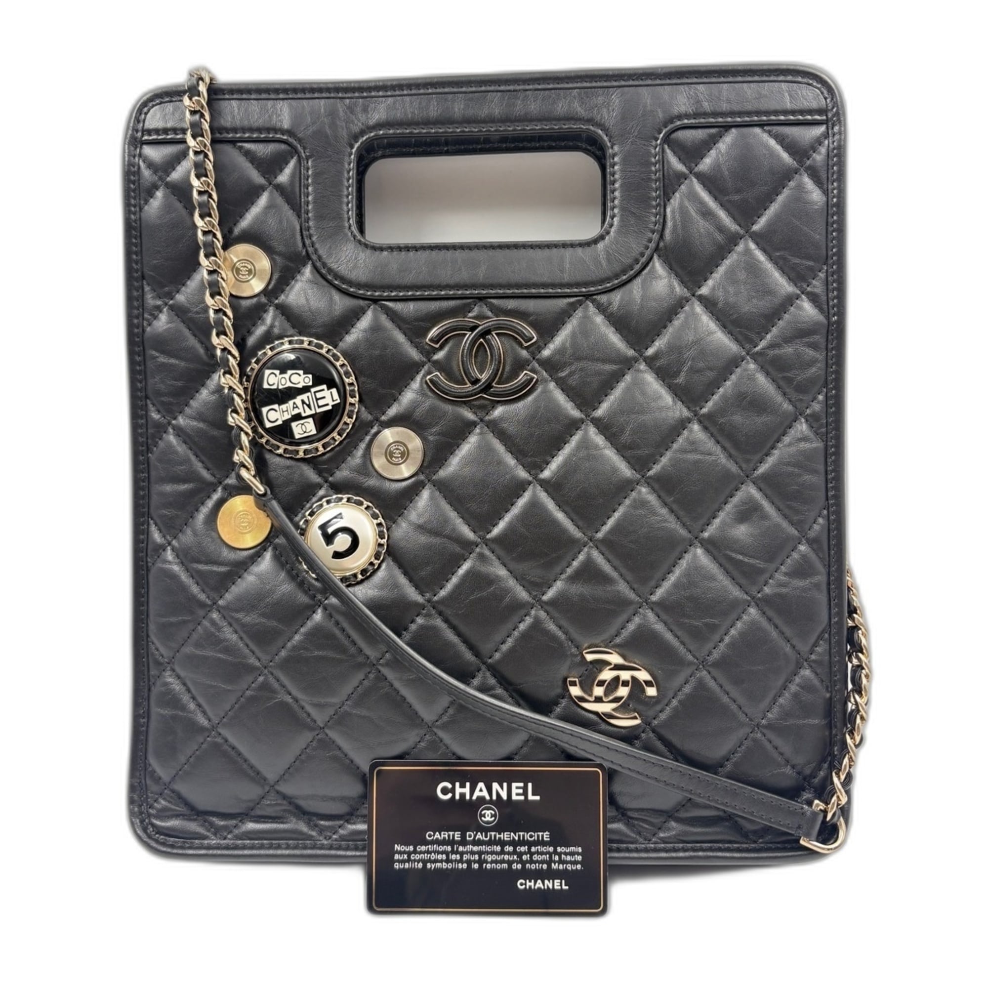 Chanel Black Handbag (Pre-Owned)