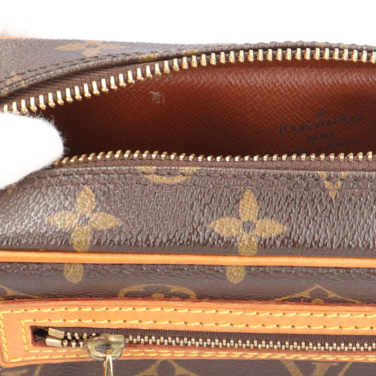 Louis Vuitton Monogram Brown Galle Monogram Monogram Pochette Shoulder Bag (Pre-Owned)