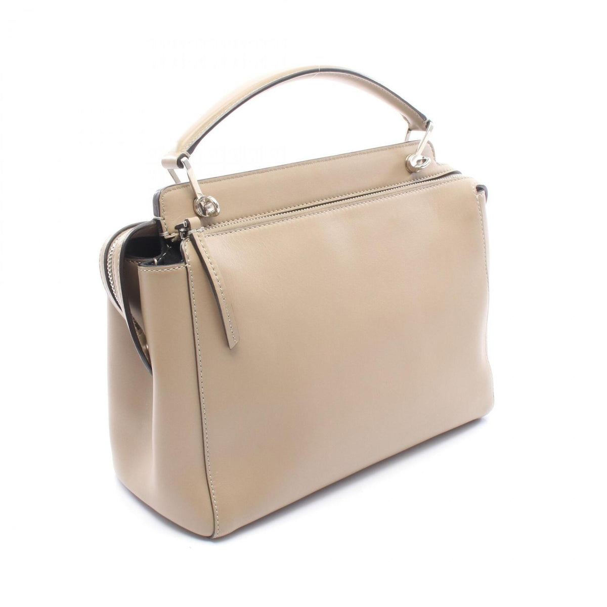 Fendi Beige Leather Handbag (Pre-Owned)