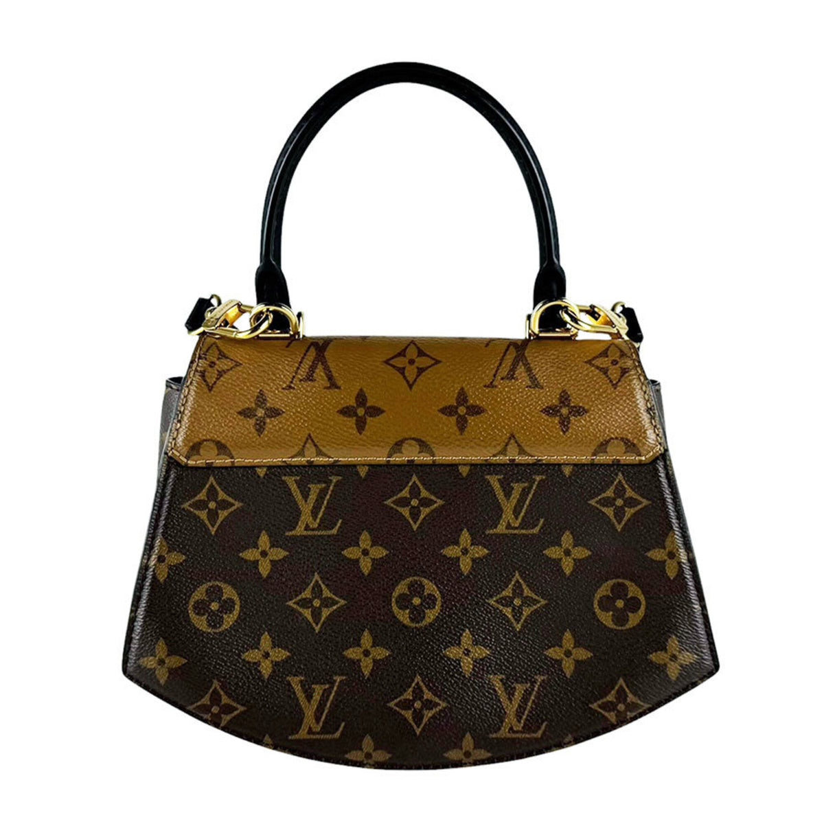Louis Vuitton Brown Monogram Reverse Shoulder Bag (Pre-Owned)