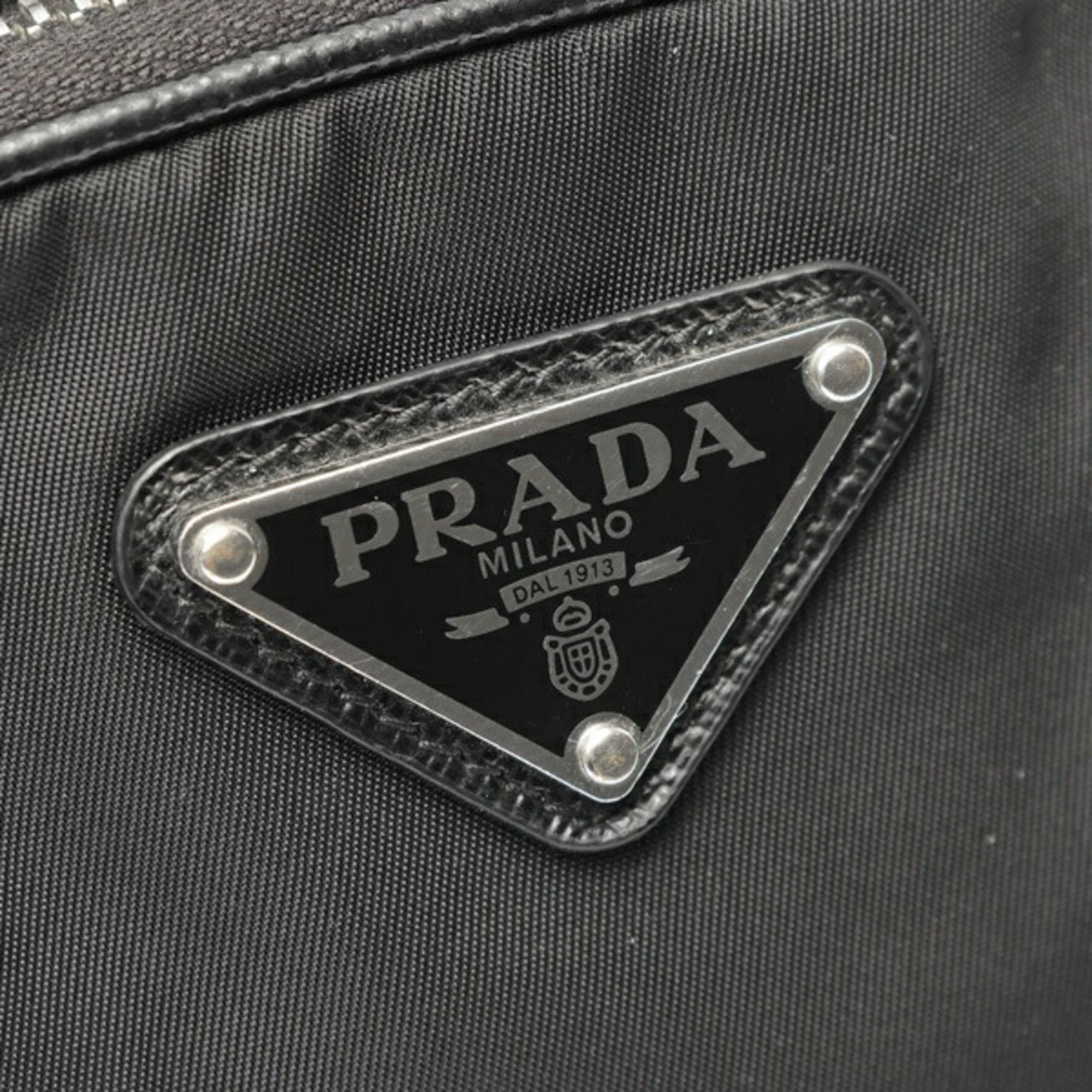 Prada Black Fabric Shoulder Bag (Pre-Owned)