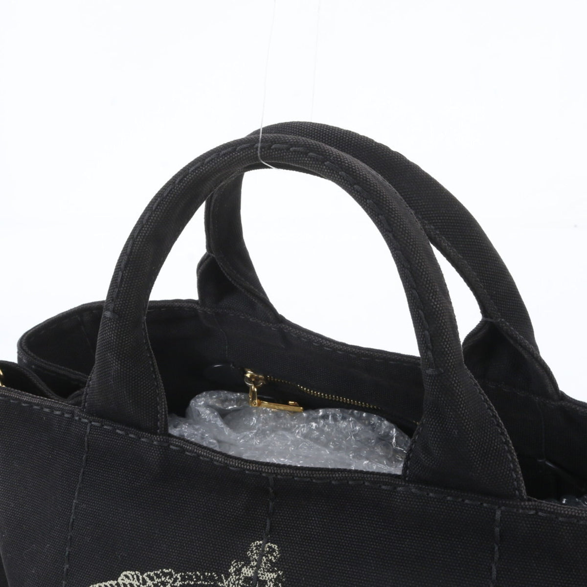 Prada Black Handbag Shoulder Bag Tote Bag (Pre-Owned)