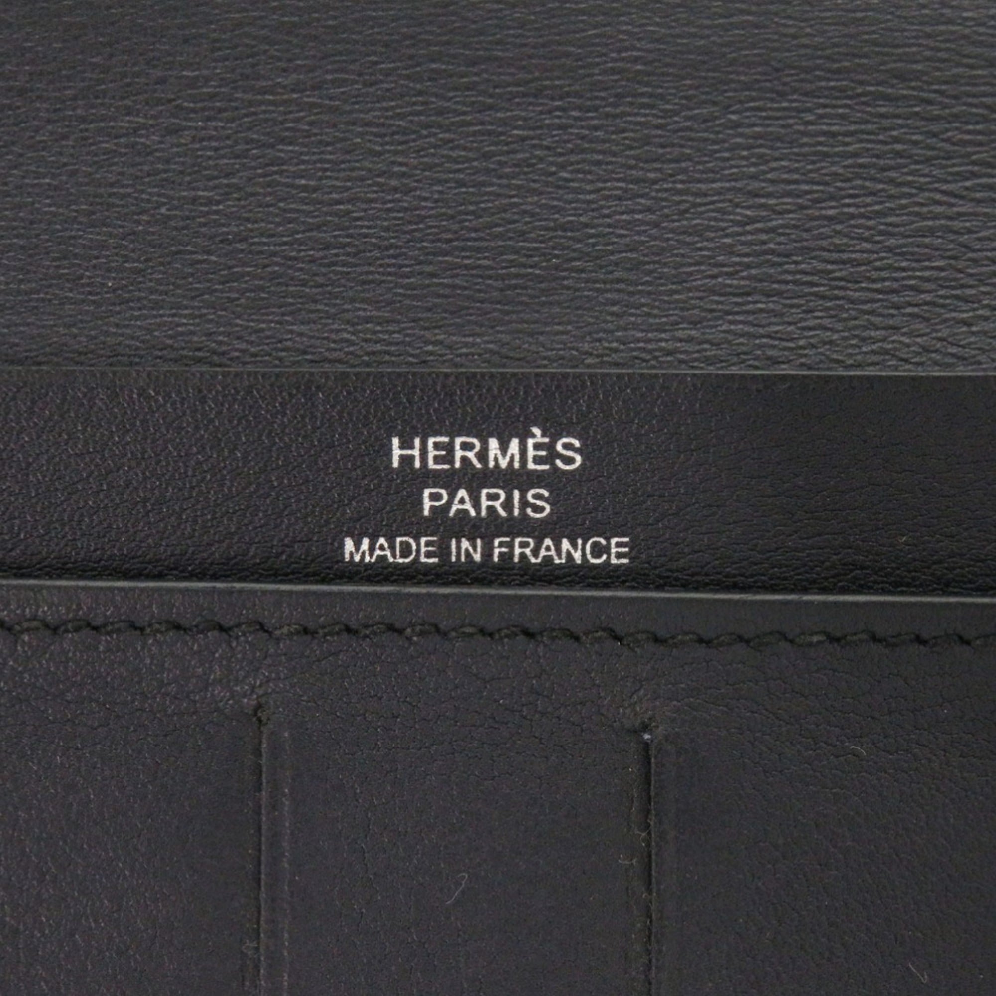 Hermes Blue Indigo Swift Leather Coin Purse/Coin Case (Pre-Owned)