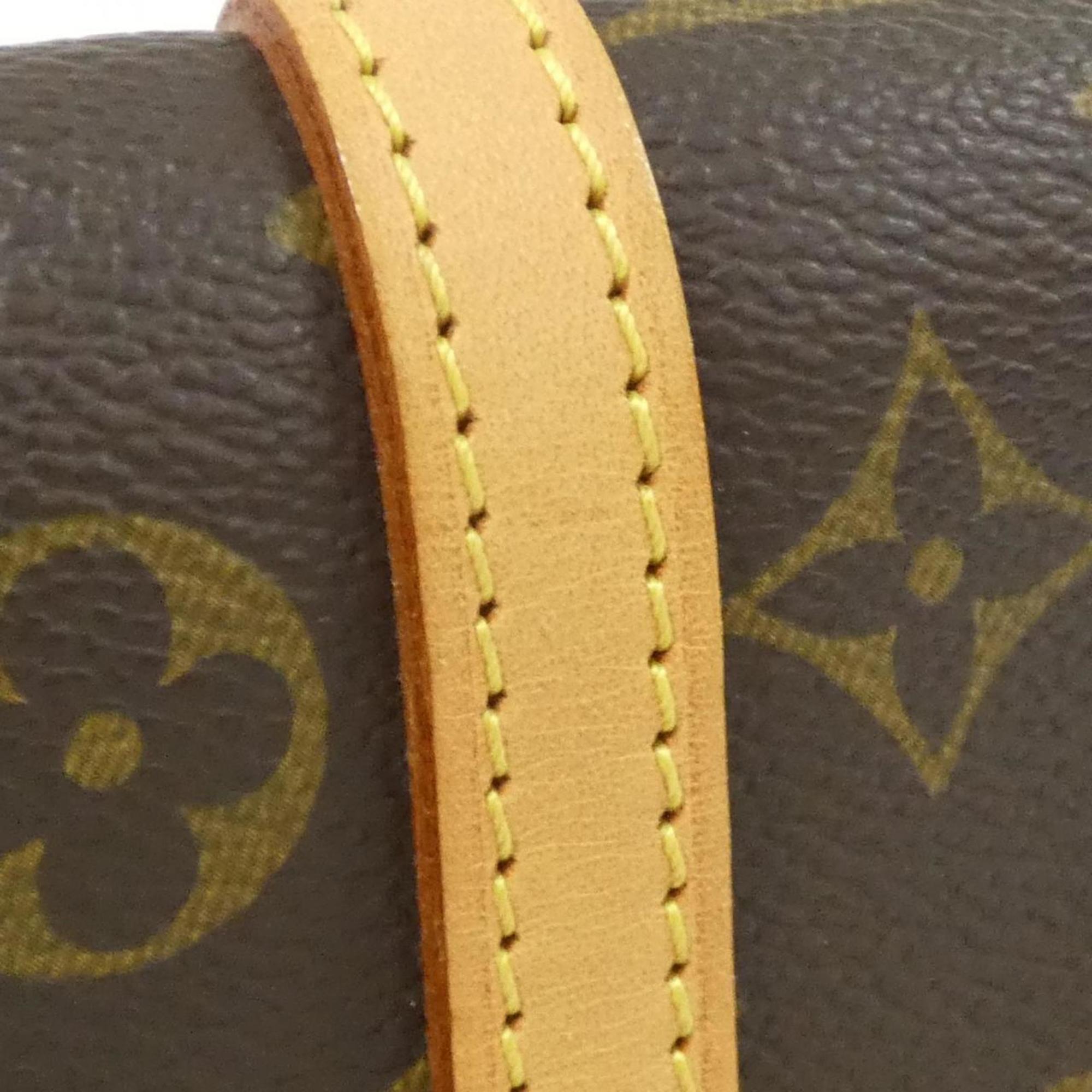 Louis Vuitton Monogram Marron Coated Canvas Fanny Pack Pochette (Pre-Owned)
