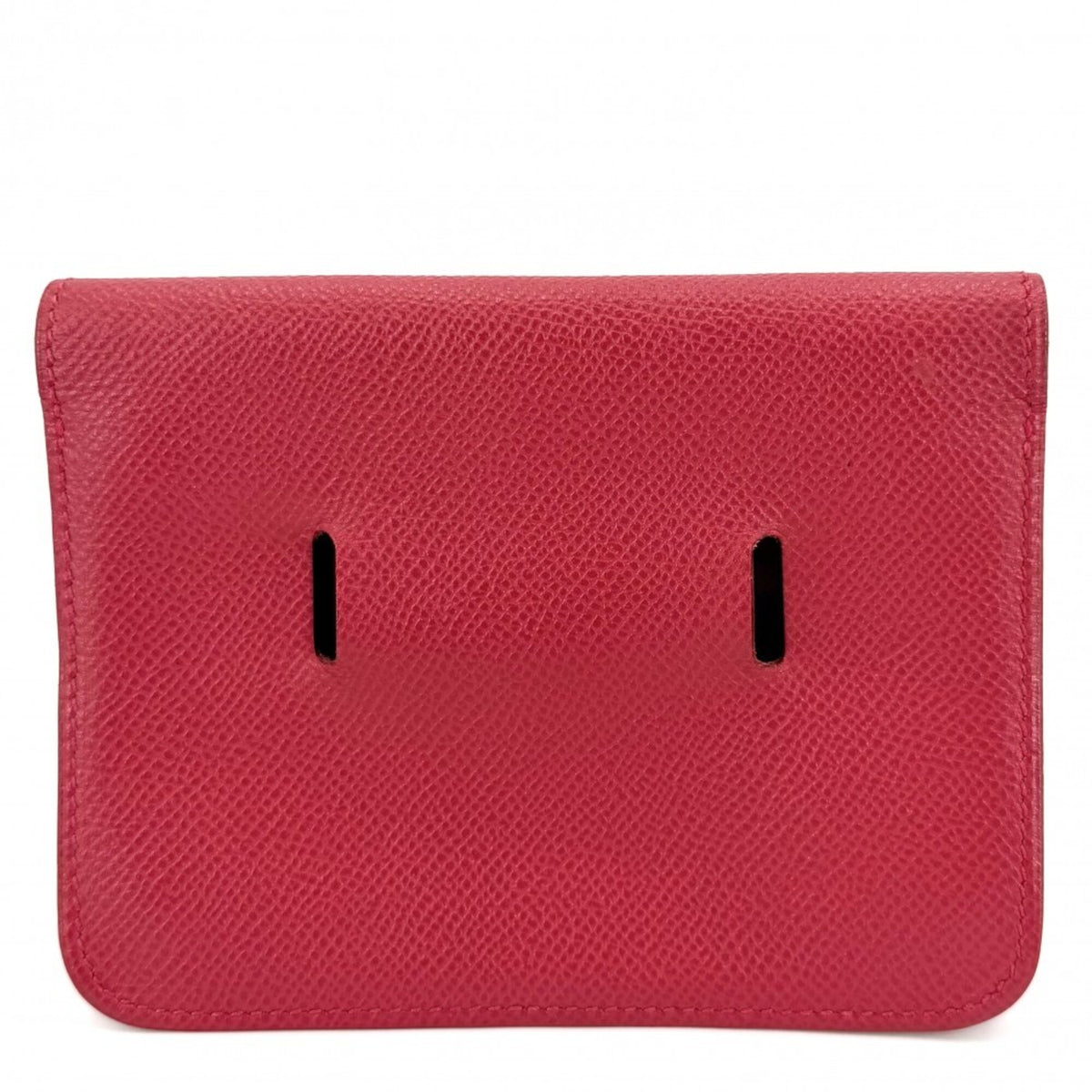 Hermes Red Color Leather Fanny Pack Pochette (Pre-Owned)