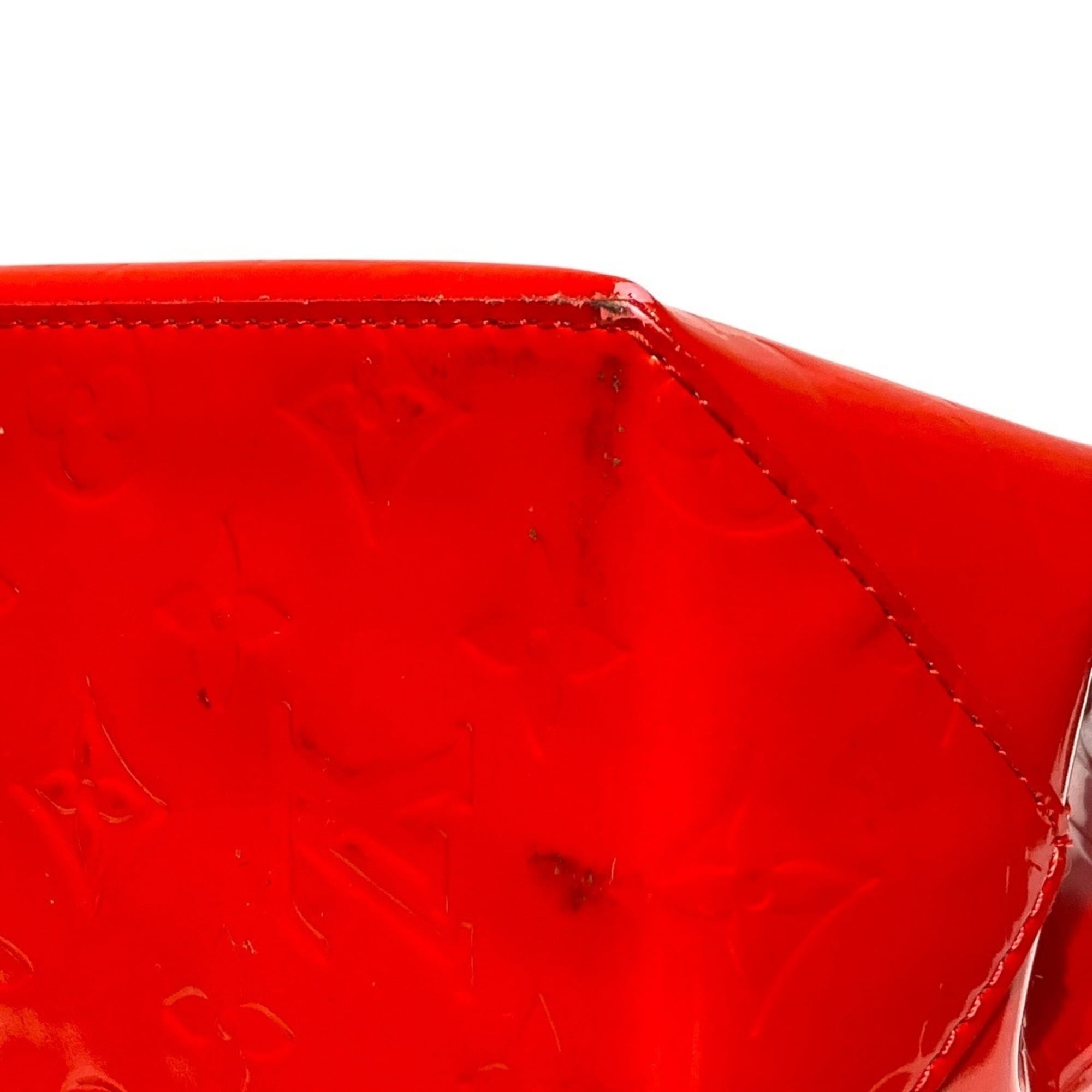 Louis Vuitton Galle Rouge Vernis Handbag (Pre-Owned)
