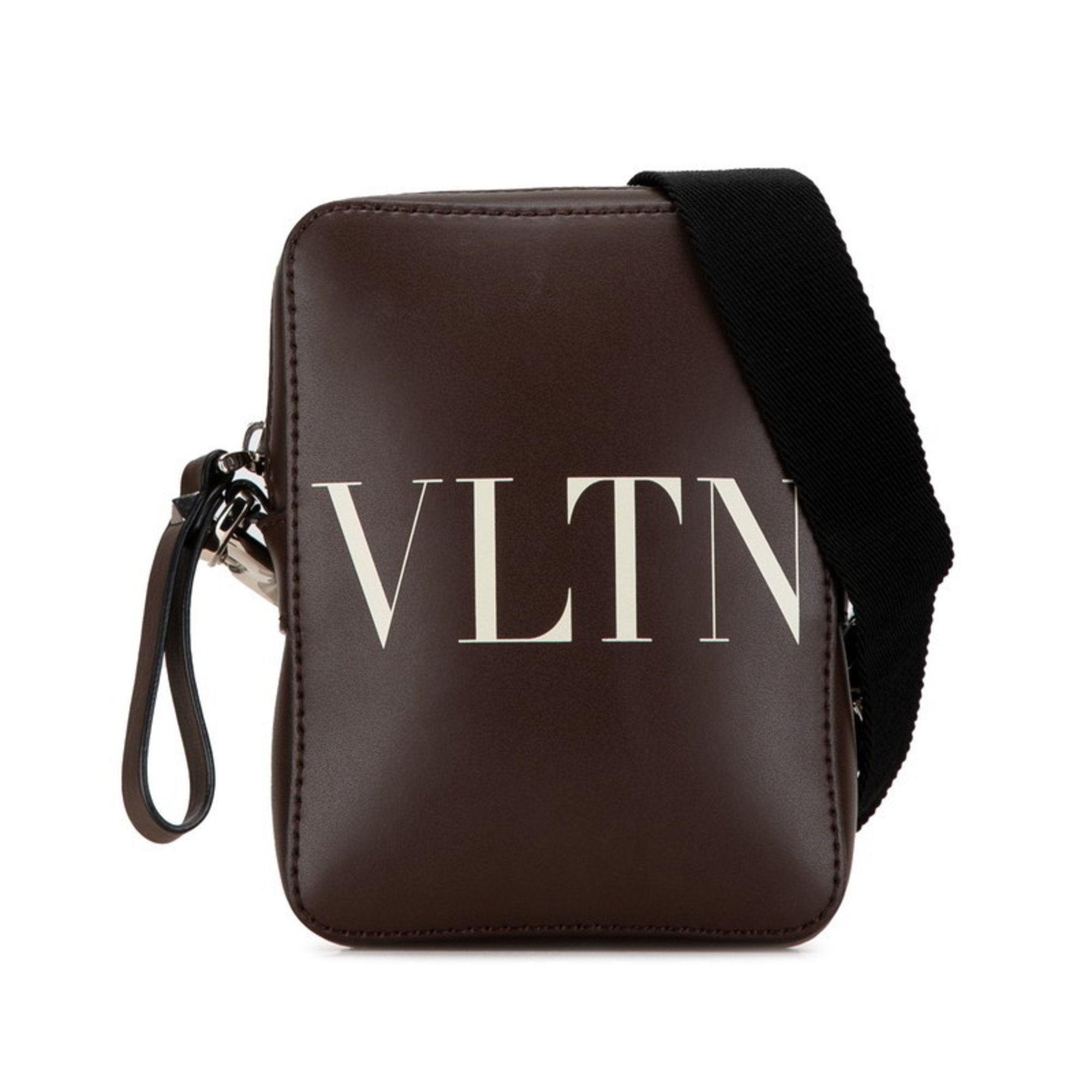 Valentino Brown Leather Shoulder Bag (Pre-Owned)