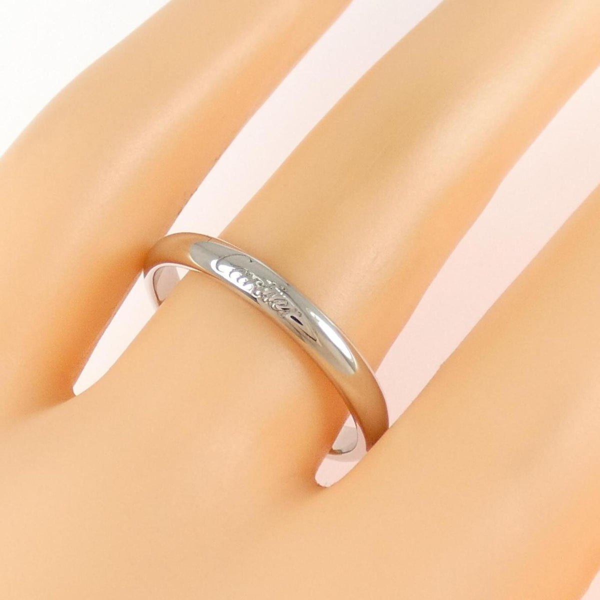 Cartier Platinum 950 Band Ring (Pre-Owned)