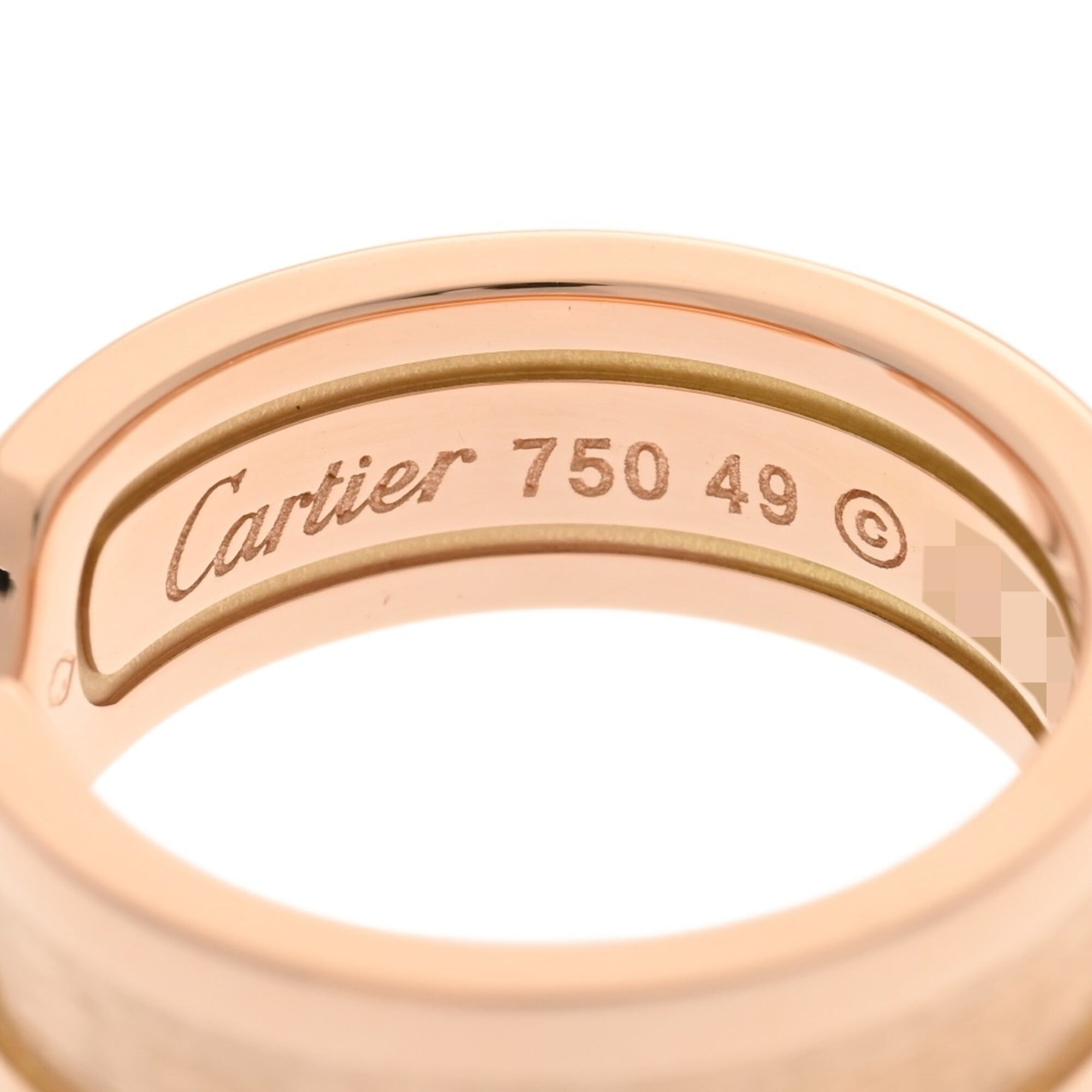 Cartier Pink Gold (18K) Band Ring (Pre-Owned)