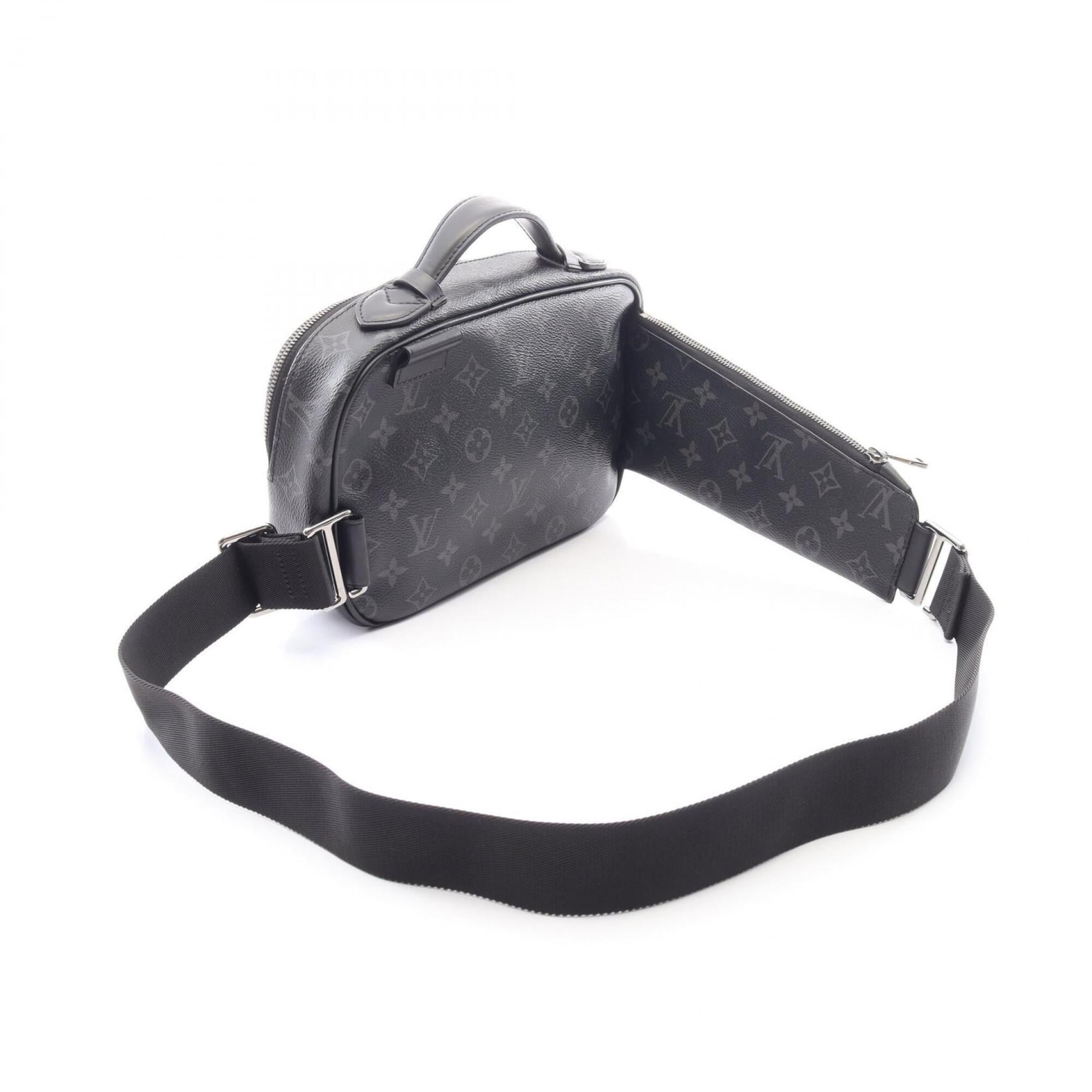 Louis Vuitton Black Monogram Eclipse Coated Canvas Leather Fanny Pack Handbag (Pre-Owned)