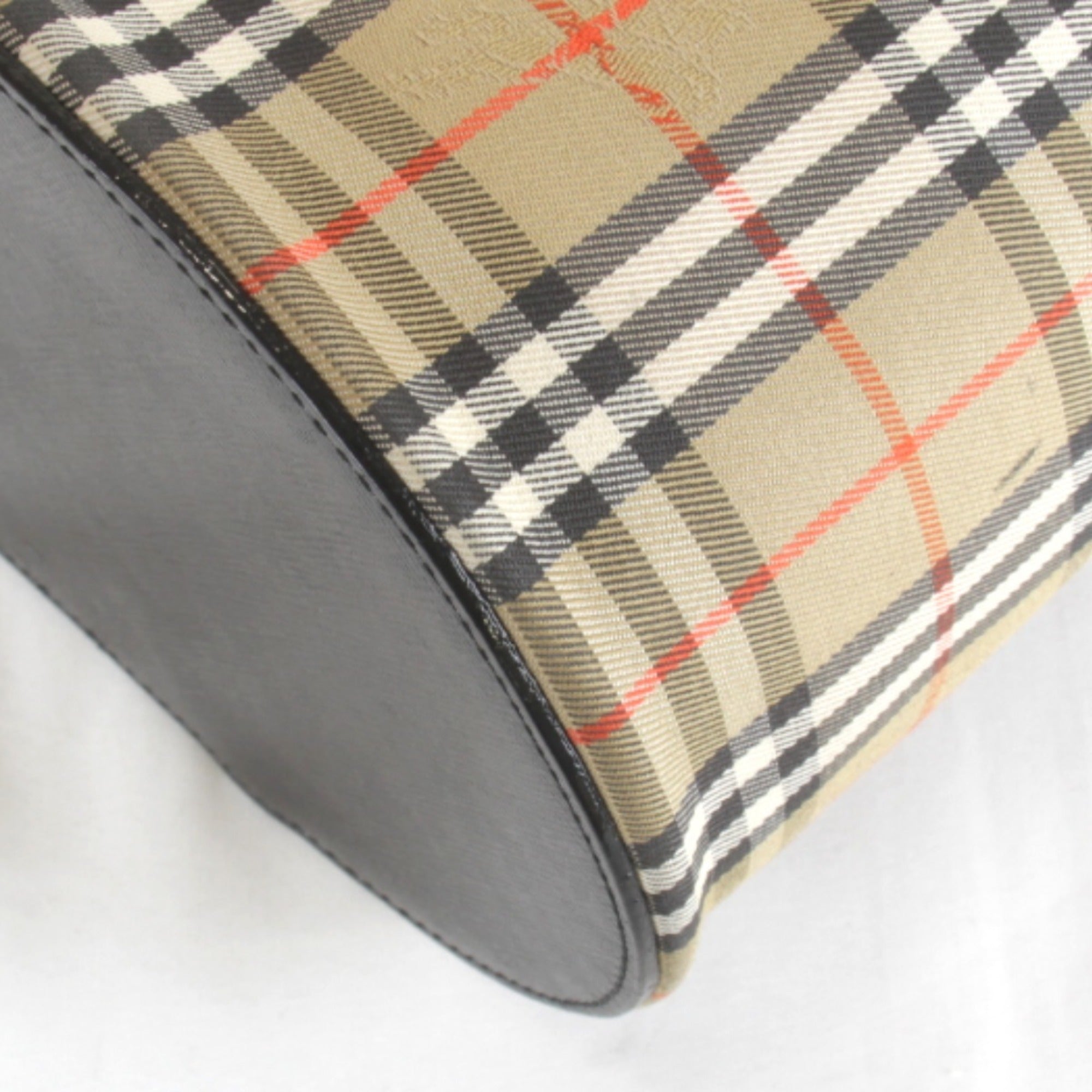 Burberry Beige Canvas Vanity Bag (Pre-Owned)