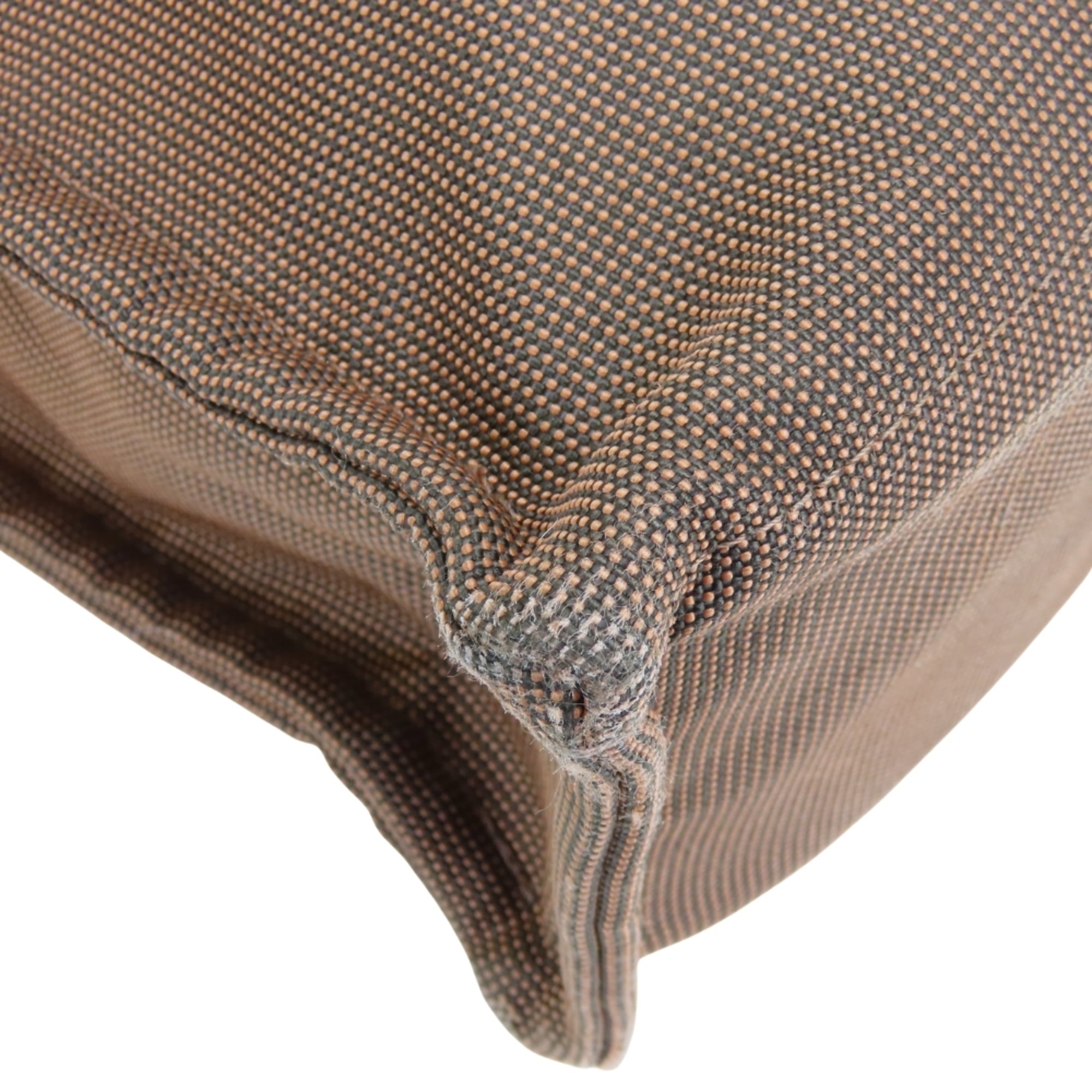 Hermes Her Line Brown Polyester Tote Bag (Pre-Owned)