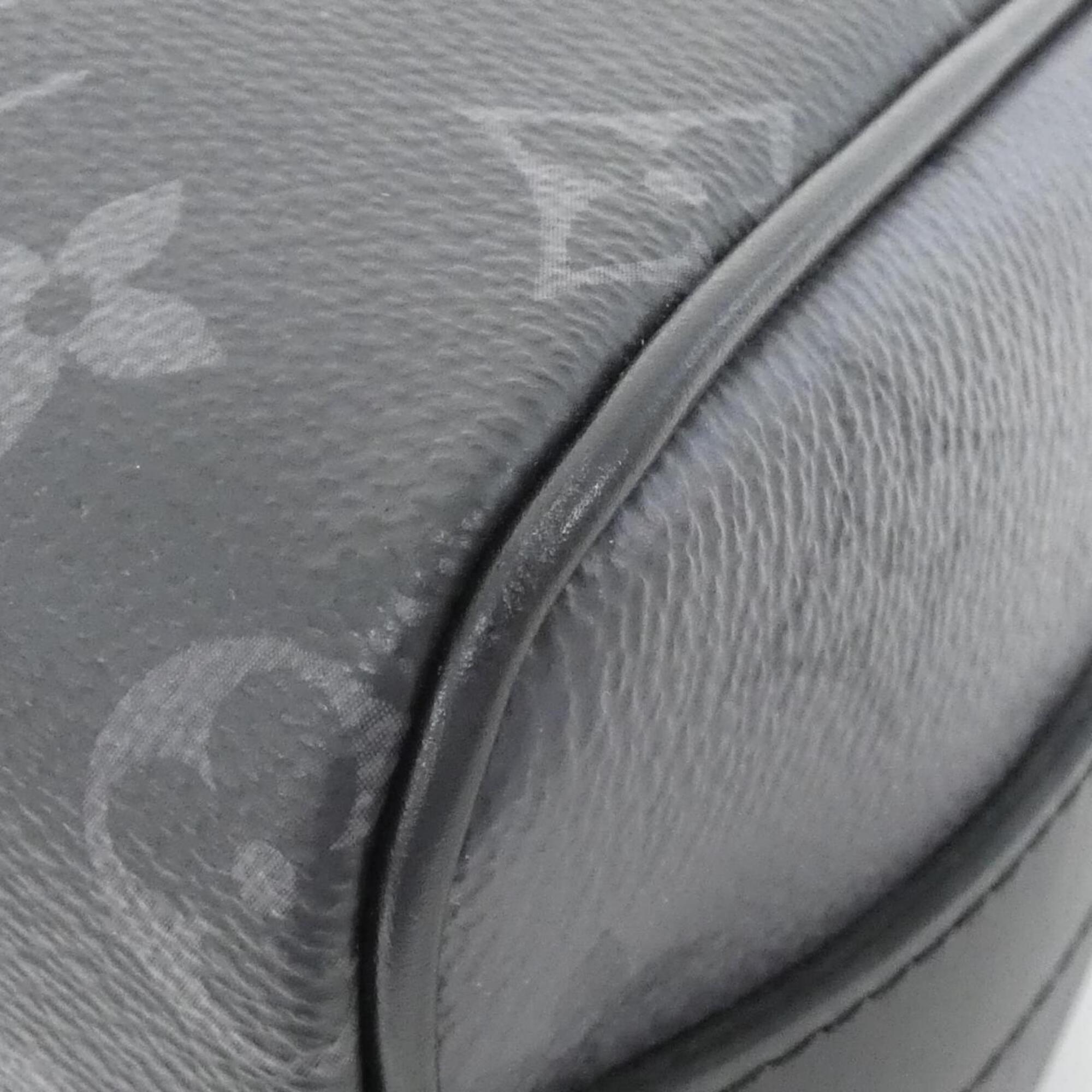 Louis Vuitton Black Gris Coated Canvas Boston Bag (Pre-Owned)