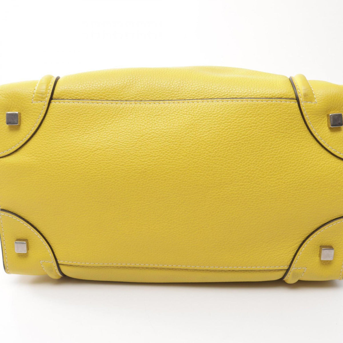 Celine Yellow Leather Handbag (Pre-Owned)
