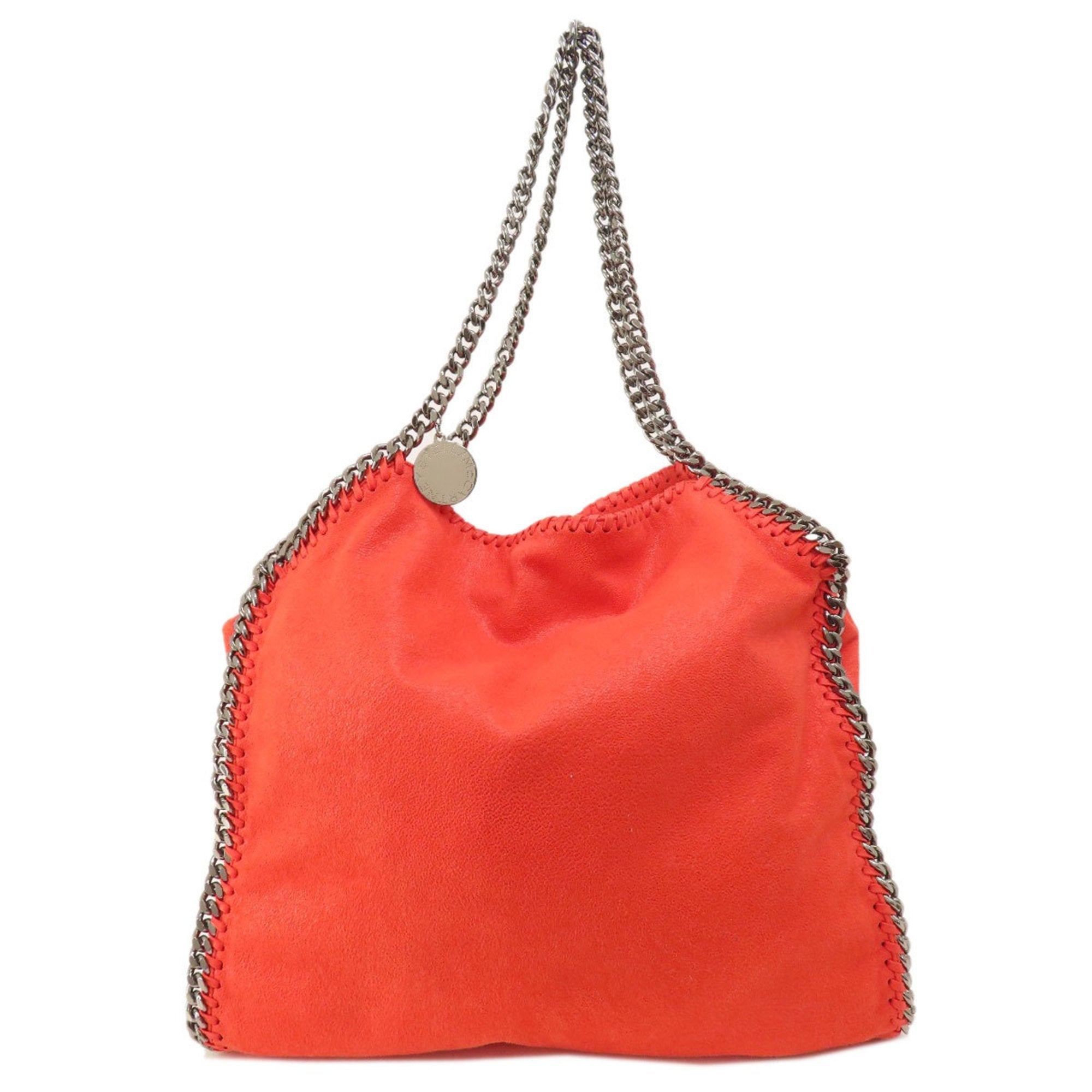 Stella Mccartney Orange Polyester Tote Bag (Pre-Owned)