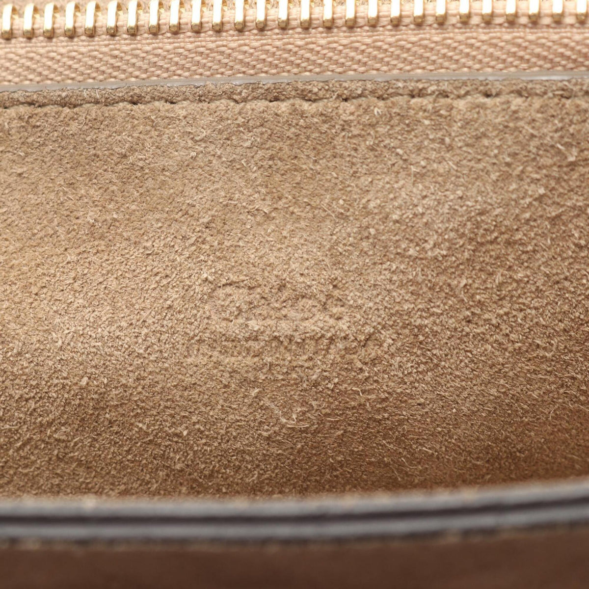 Chloé Beige Suede Leather Handbag Shoulder Bag (Pre-Owned)