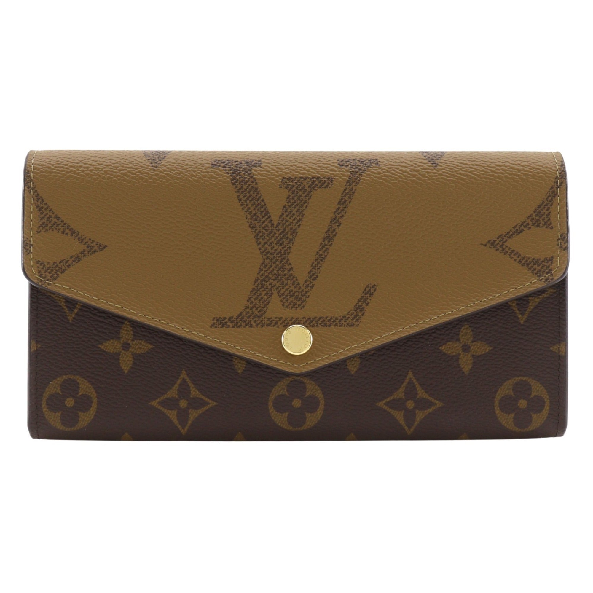 Louis Vuitton Brown Monogram Monogram Long Wallet (Bi-Fold) (Pre-Owned)