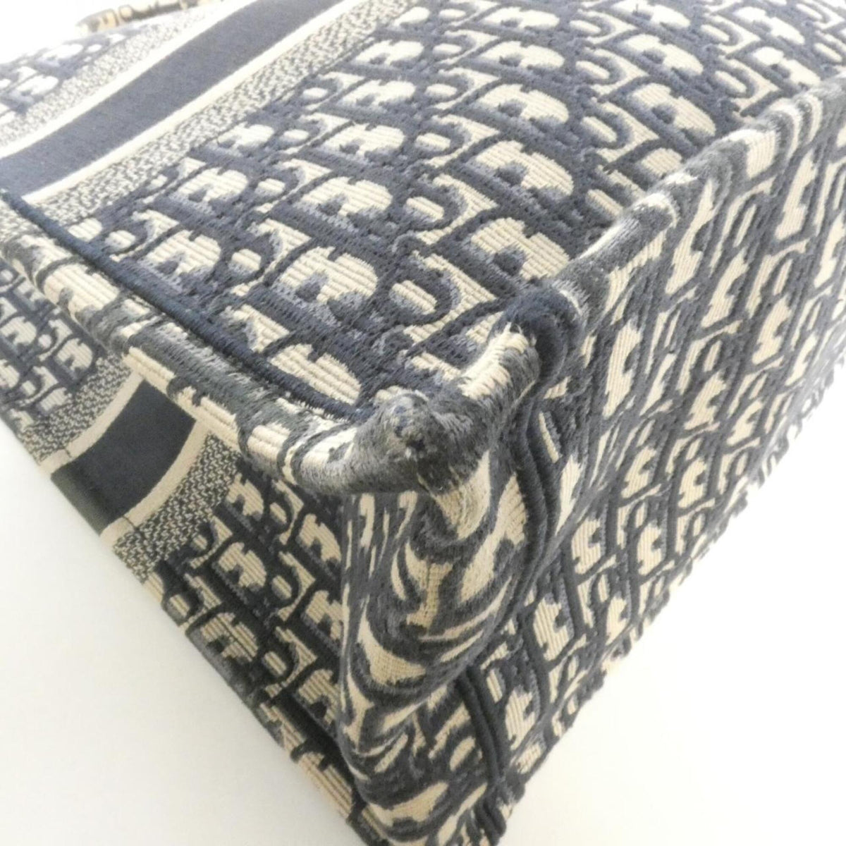 Christian Dior Blue Canvas Handbag (Pre-Owned)
