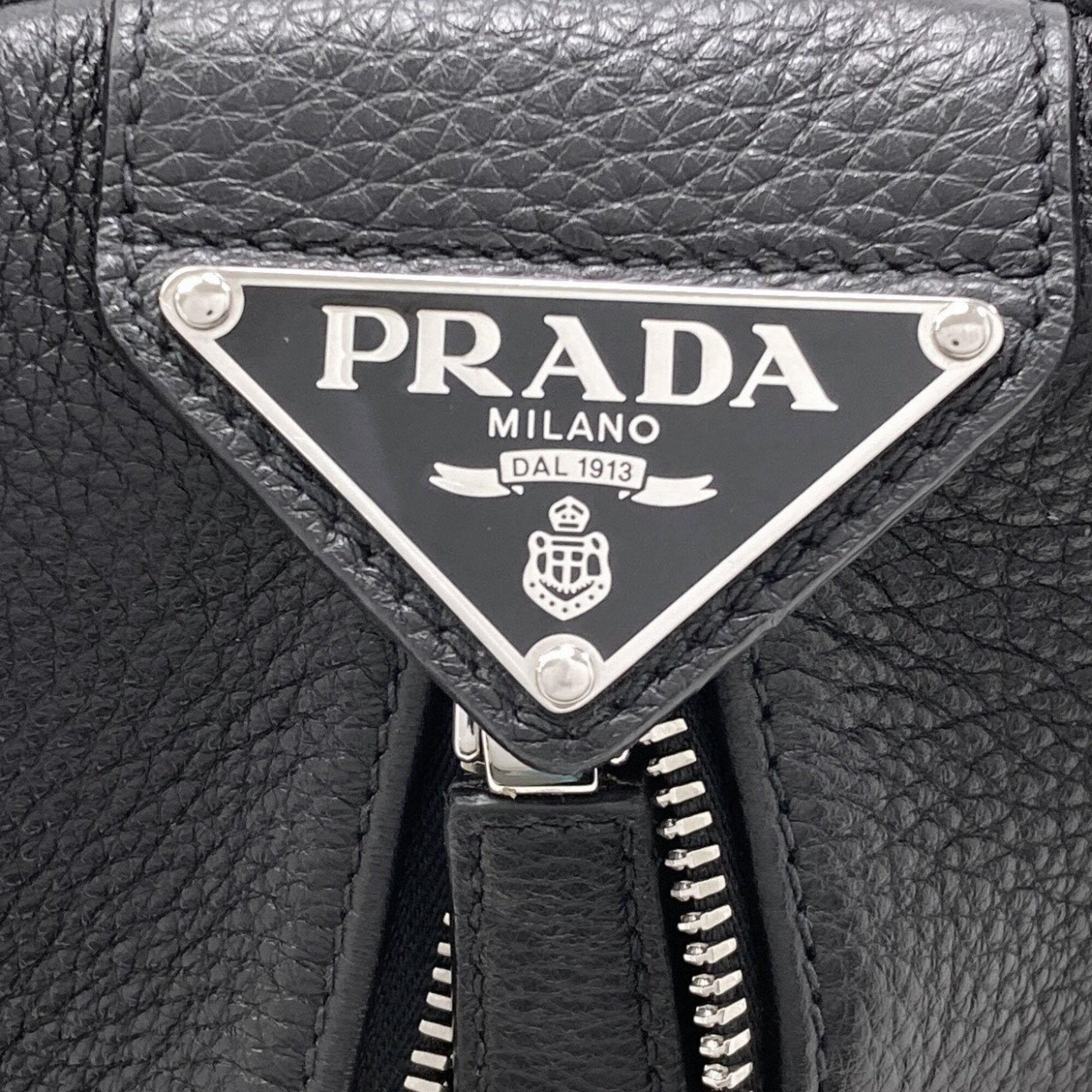 Prada Black Leather Backpack (Pre-Owned)