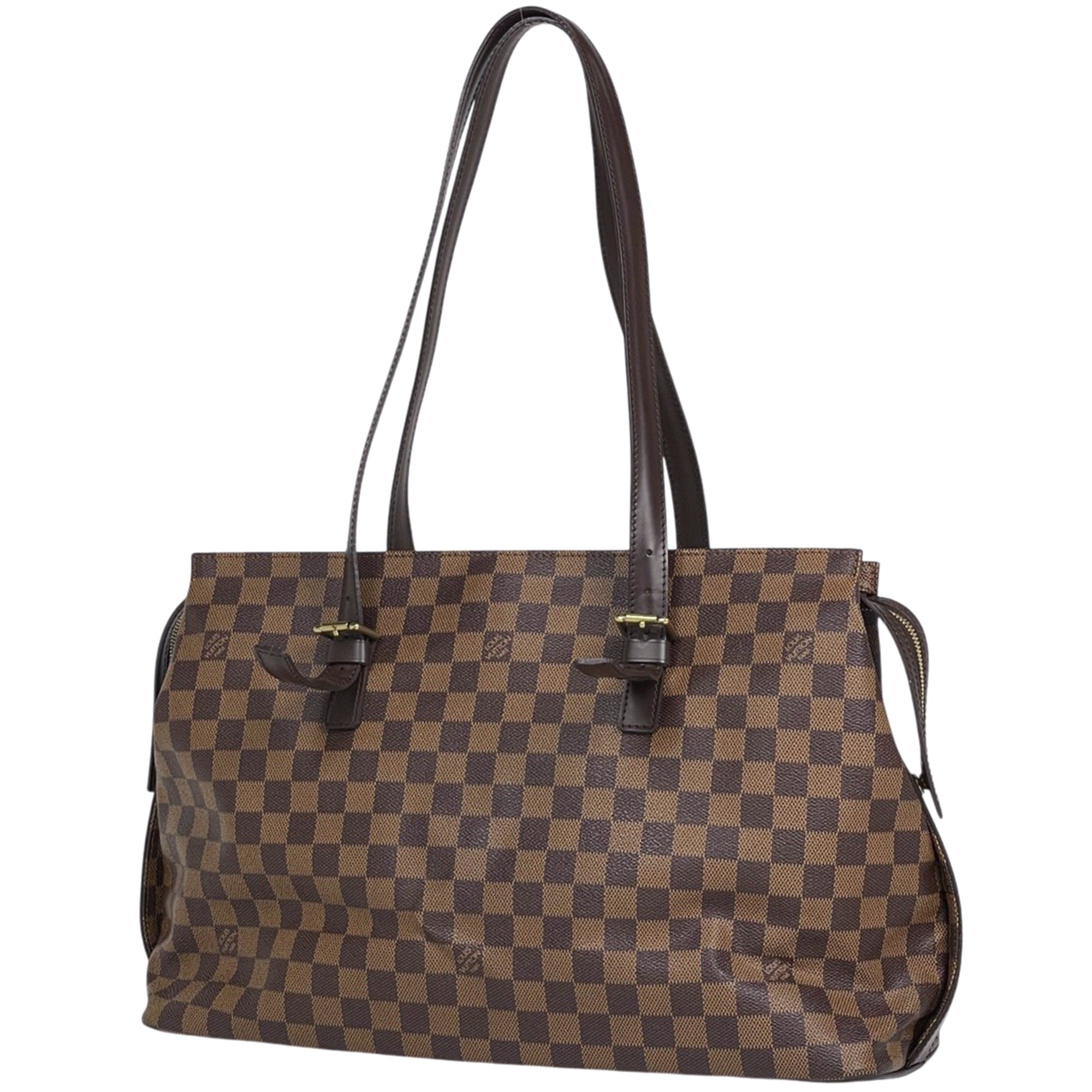 Louis Vuitton Brown Damier Canvas Shoulder Bag Tote Bag (Pre-Owned)