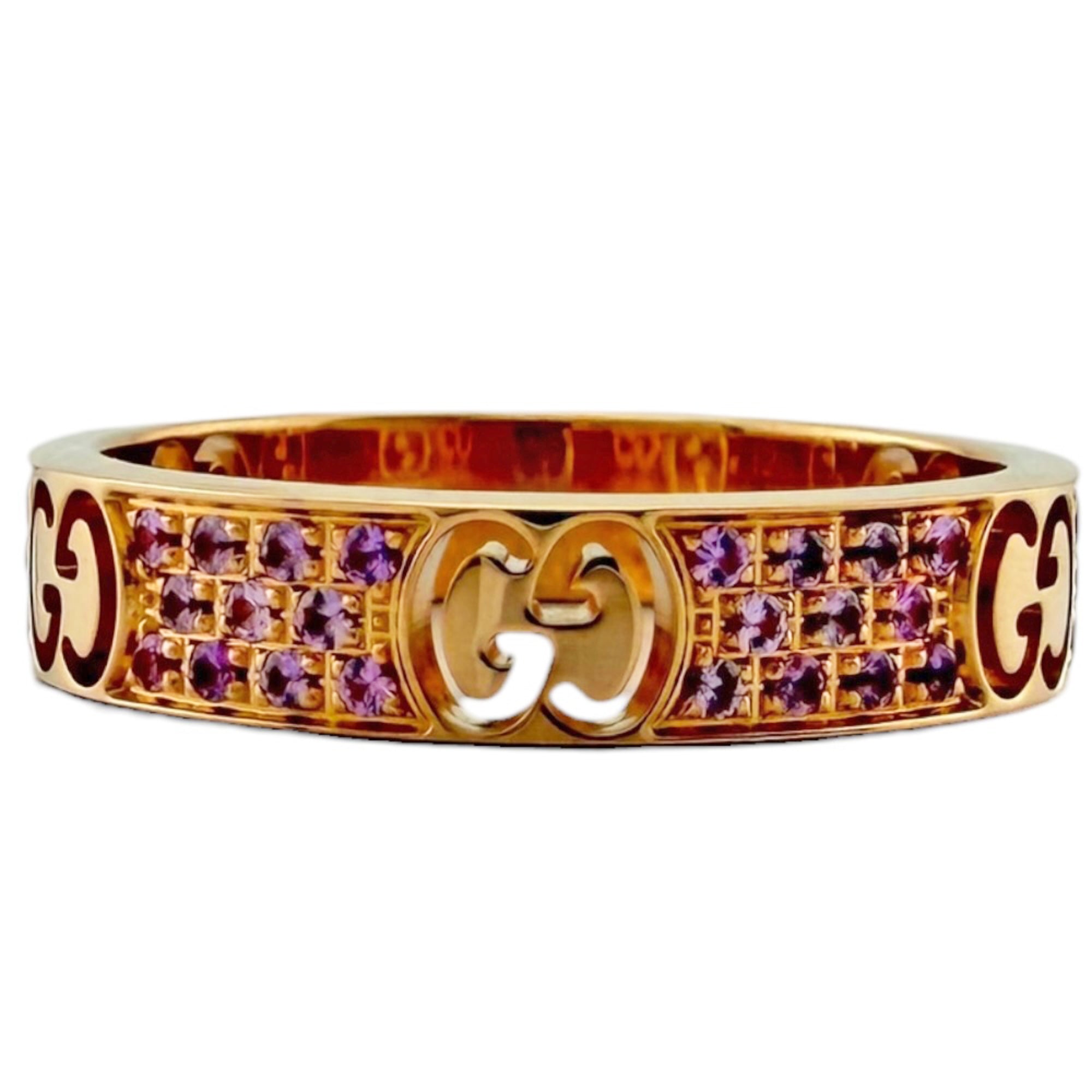 Gucci Pink Gold (18K) Band Ring (Pre-Owned)