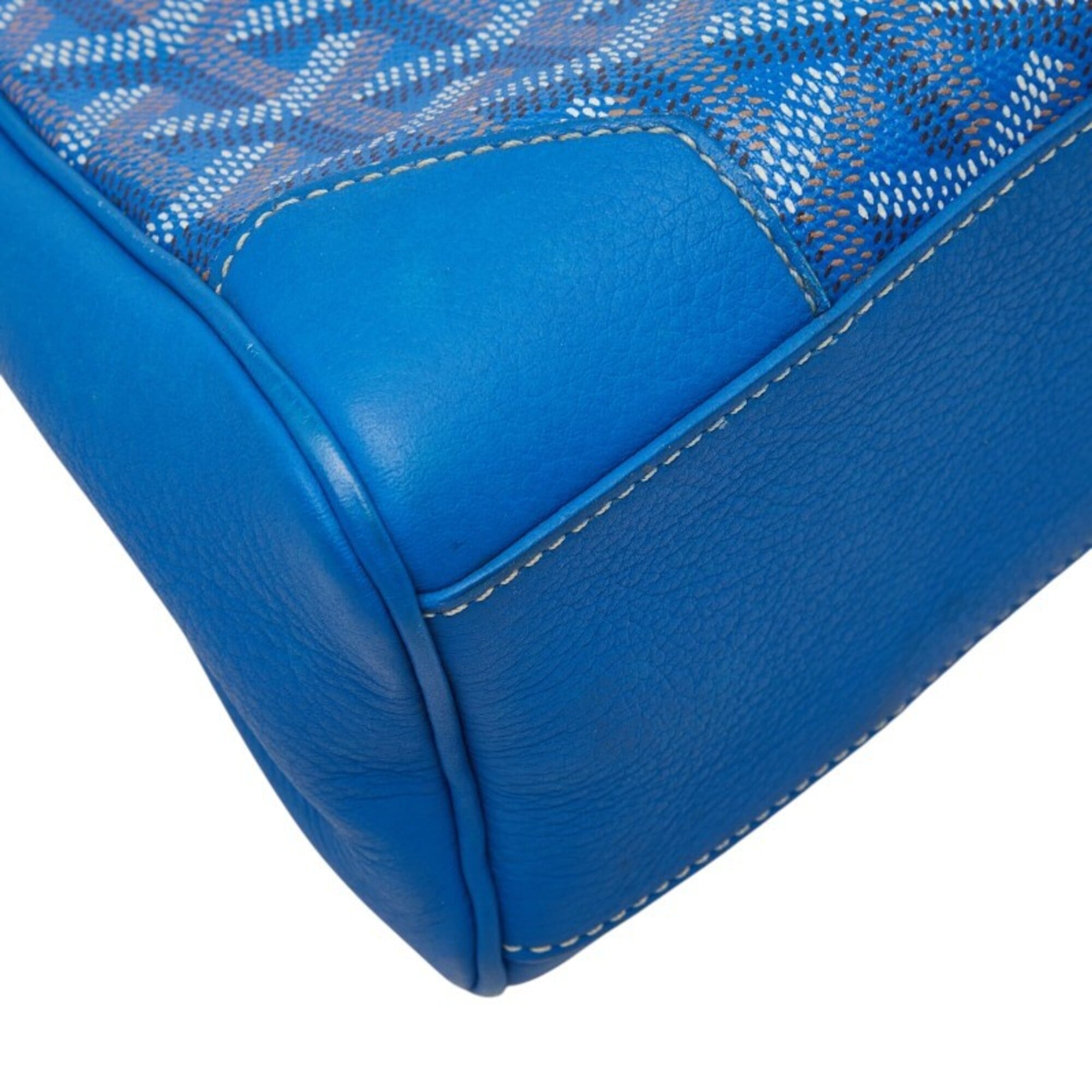 Goyard Blue Pvc Leather Handbag (Pre-Owned)