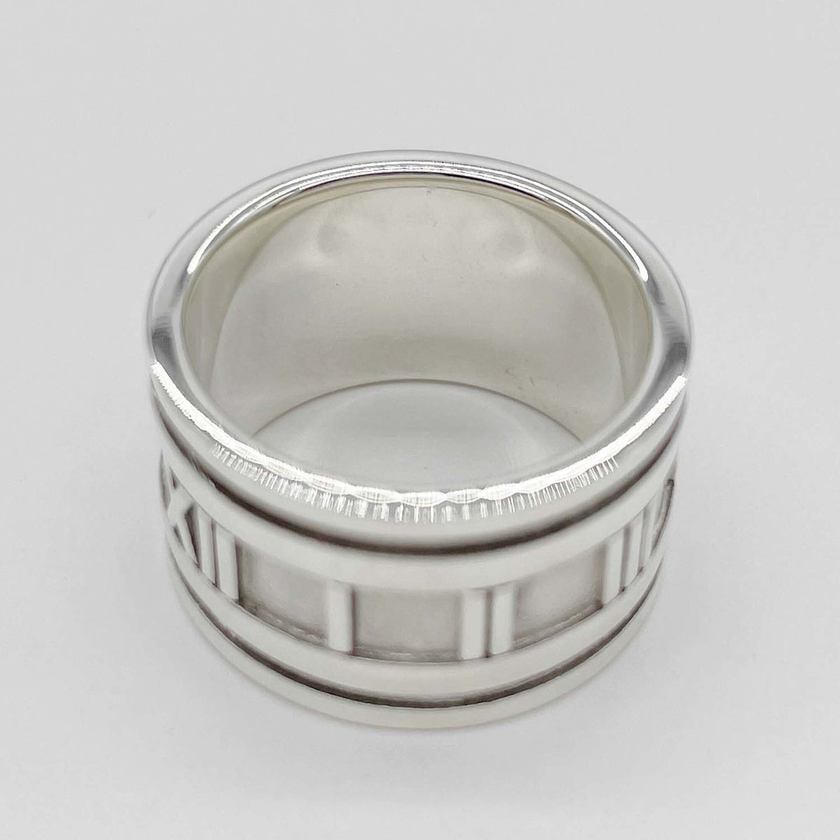 Tiffany Silver Silver 925 Band Ring (Pre-Owned)